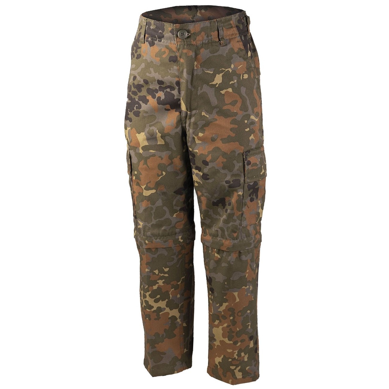 Mil-Tec Zip-Off BDU children's pants - Flecktarn