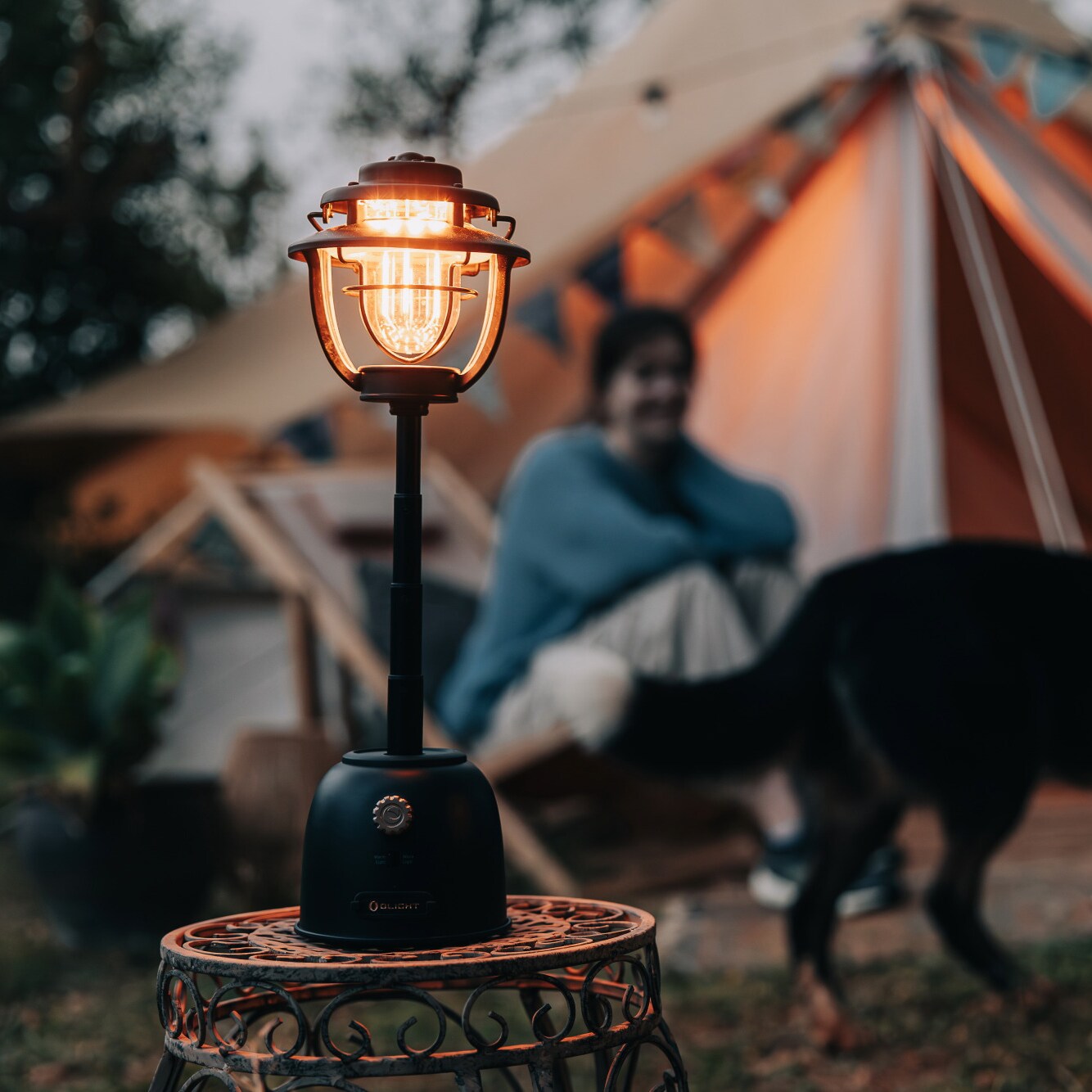 Olight Olantern Stretch Black Camping Lantern - 500 lumens