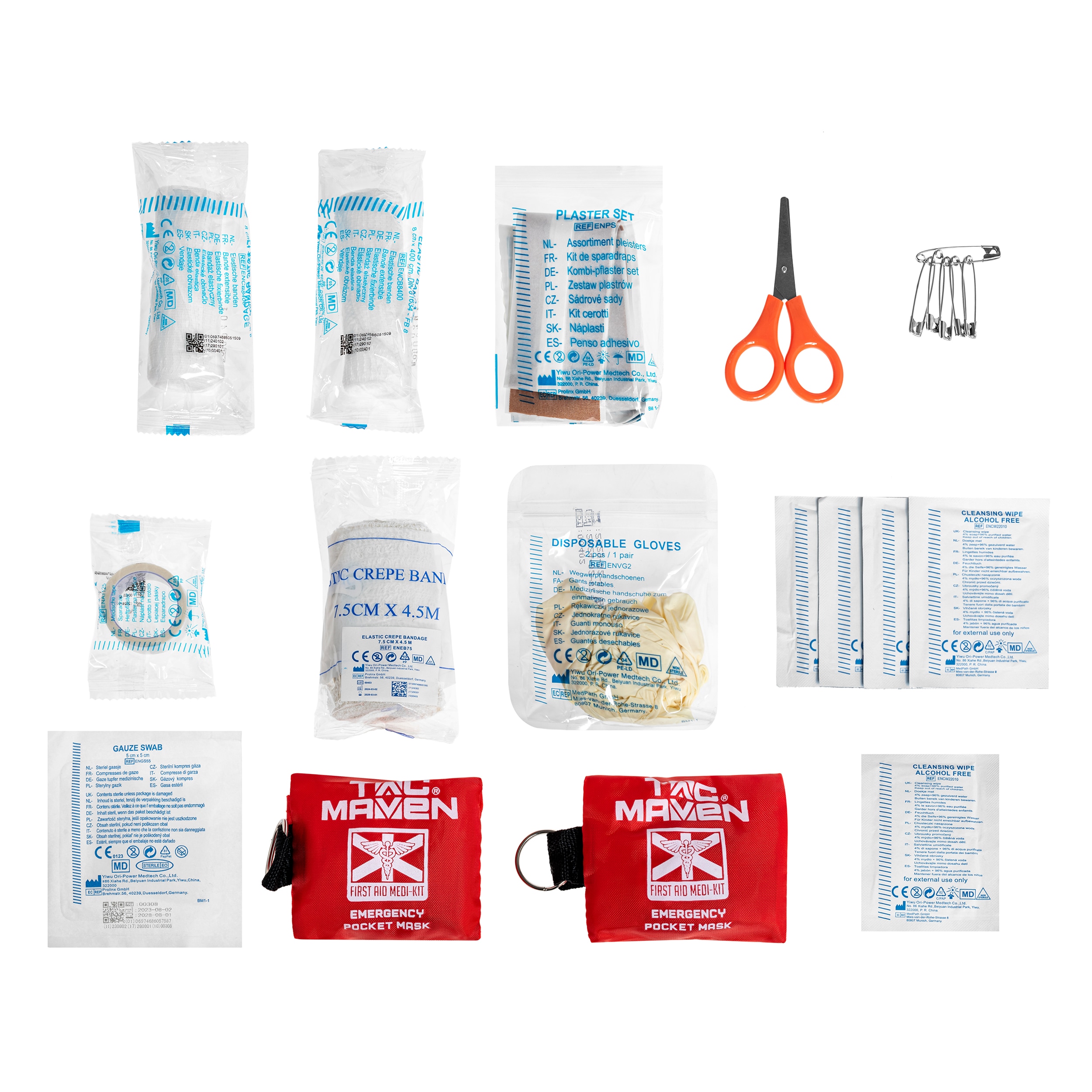 Pentagon Hippocrates Tac Maven First Aid Kit - Red