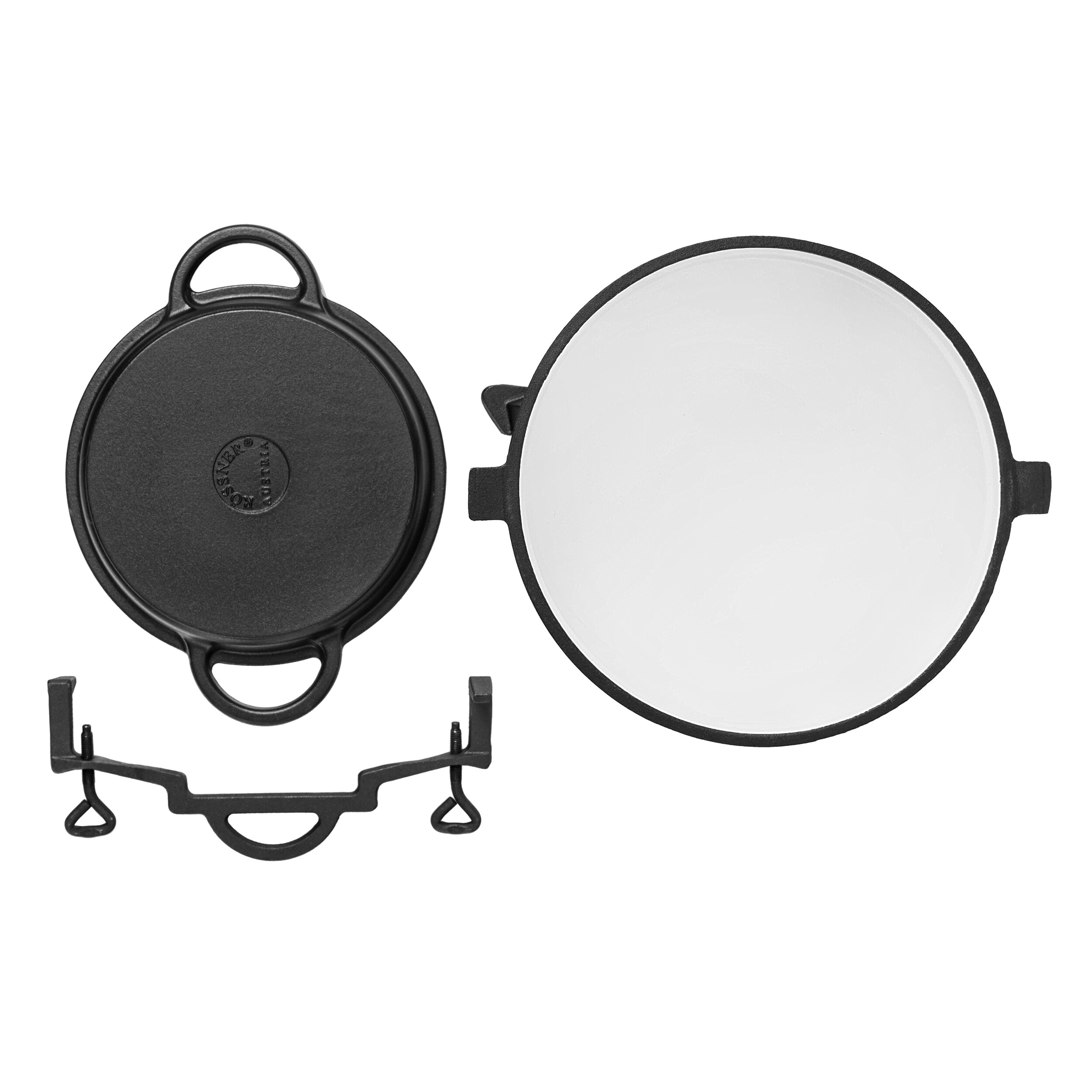 Rossner Enameled Cast Iron Cauldron 2-in-1 11 l