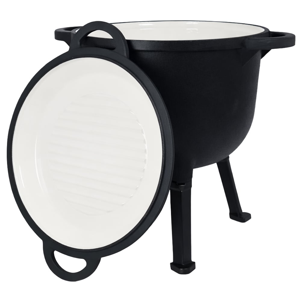 Rossner Enameled Cast Iron Cauldron 2-in-1 11 l