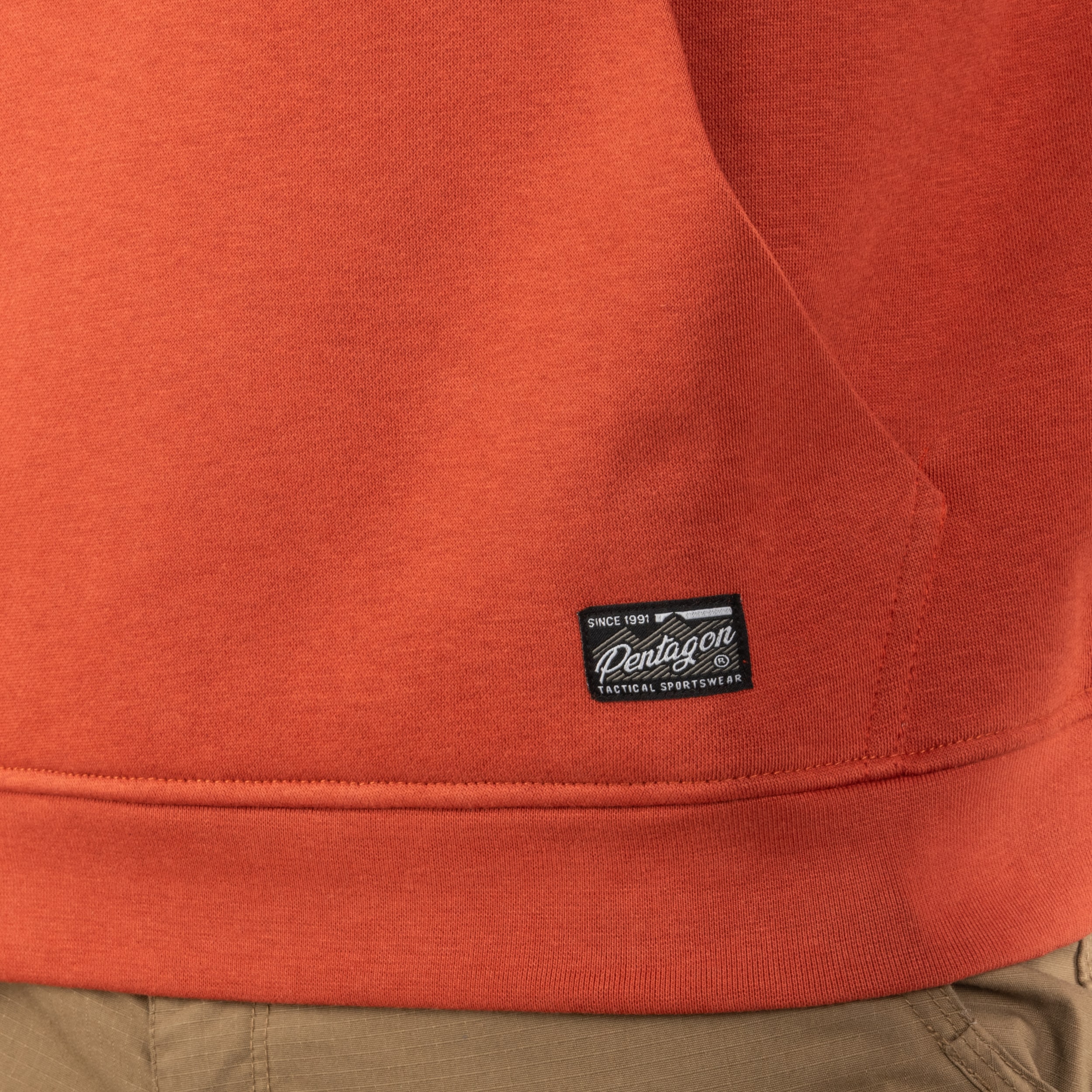 Pentagon Phaeton Laurel Hoodie - Maroon Red