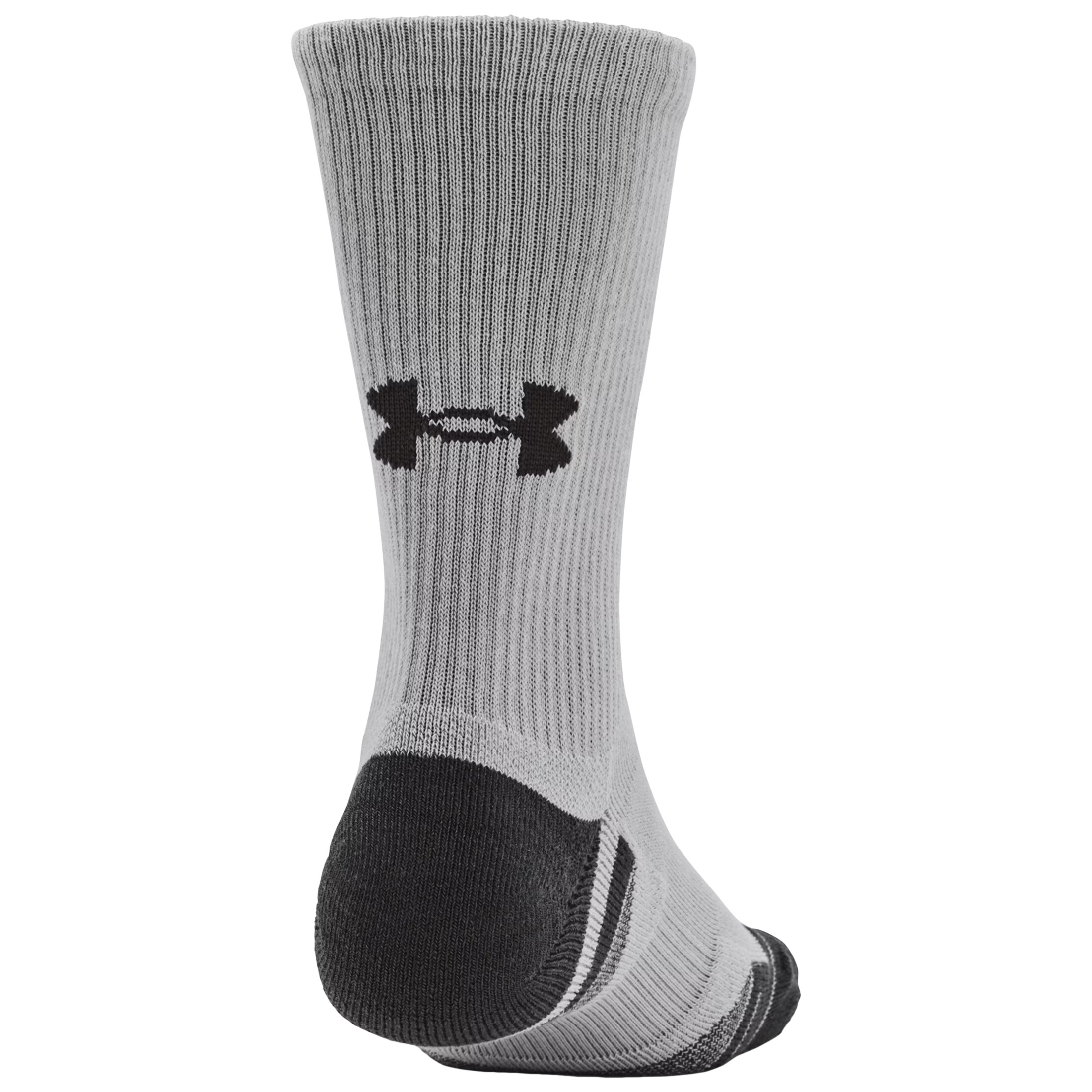 Under Armour Performance Tech City Socks Mod Gray/White/Jet Gray - 3 pary