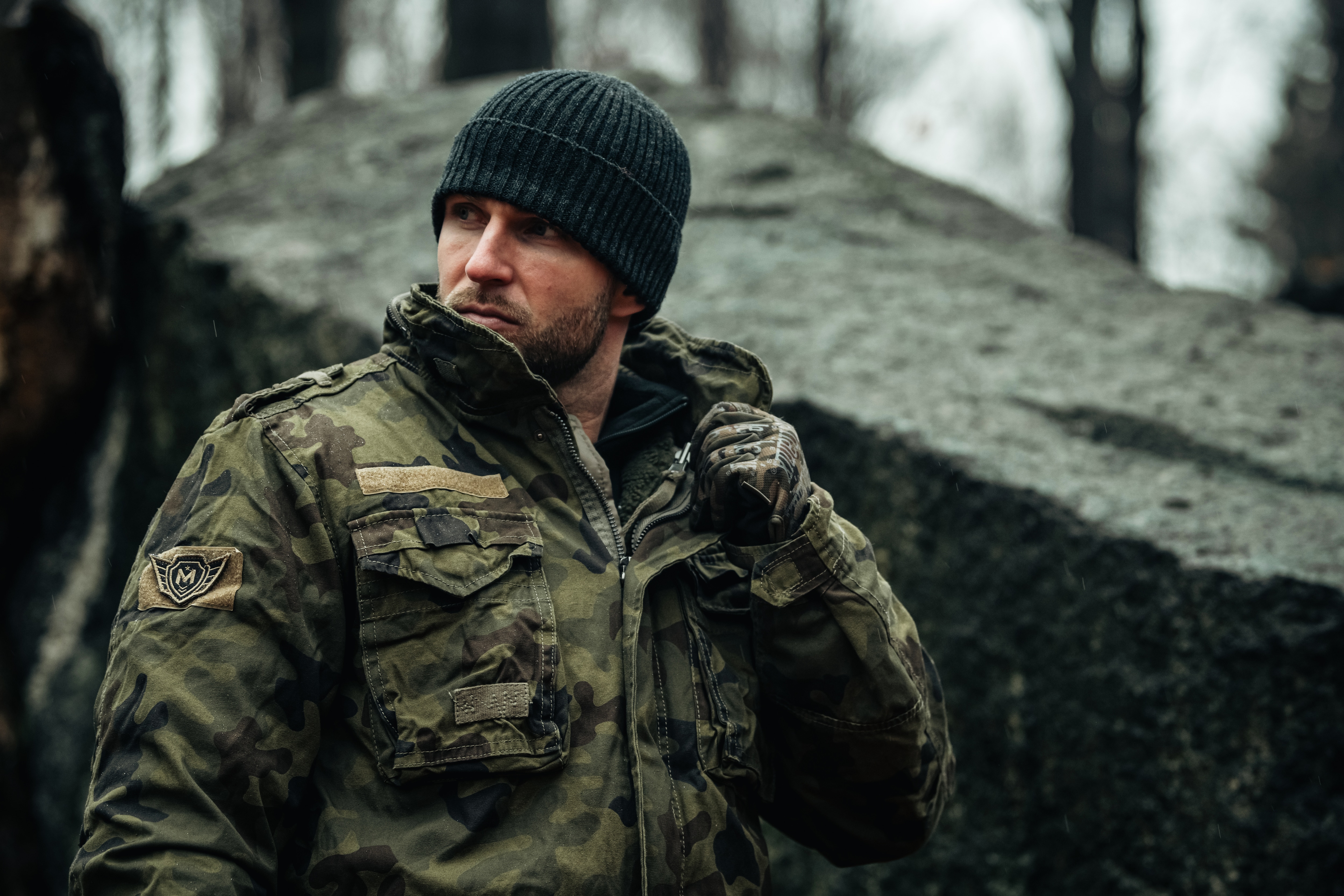 Military Wear M65 Giant Jacket - wz.93 Pantera PL Woodland