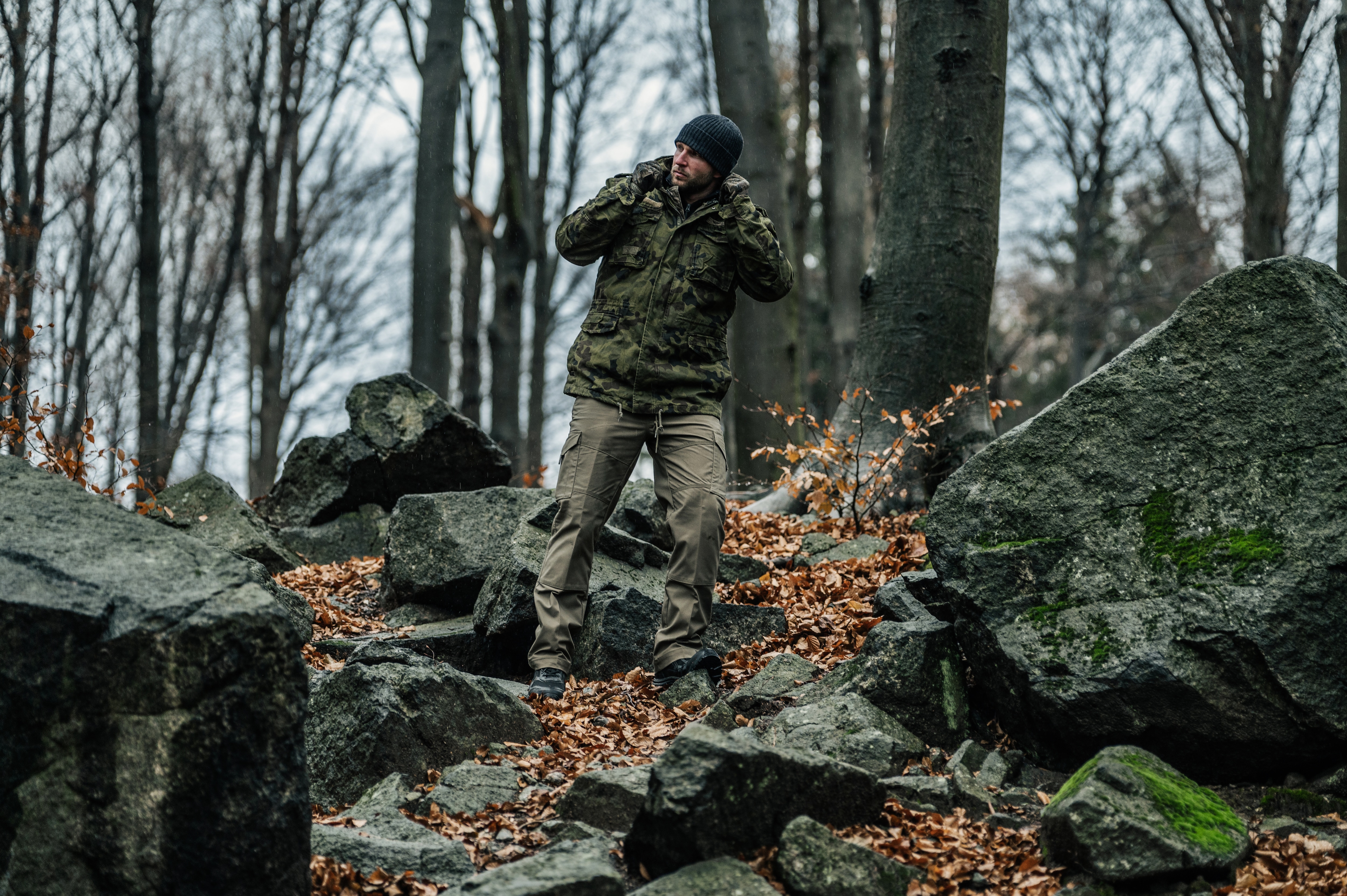 Military Wear M65 Giant Jacket - wz.93 Pantera PL Woodland