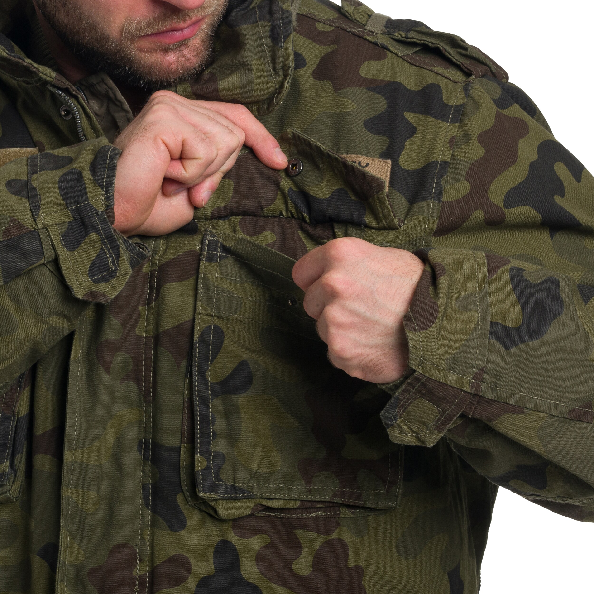 Military Wear M65 Giant Jacket - wz.93 Pantera PL Woodland