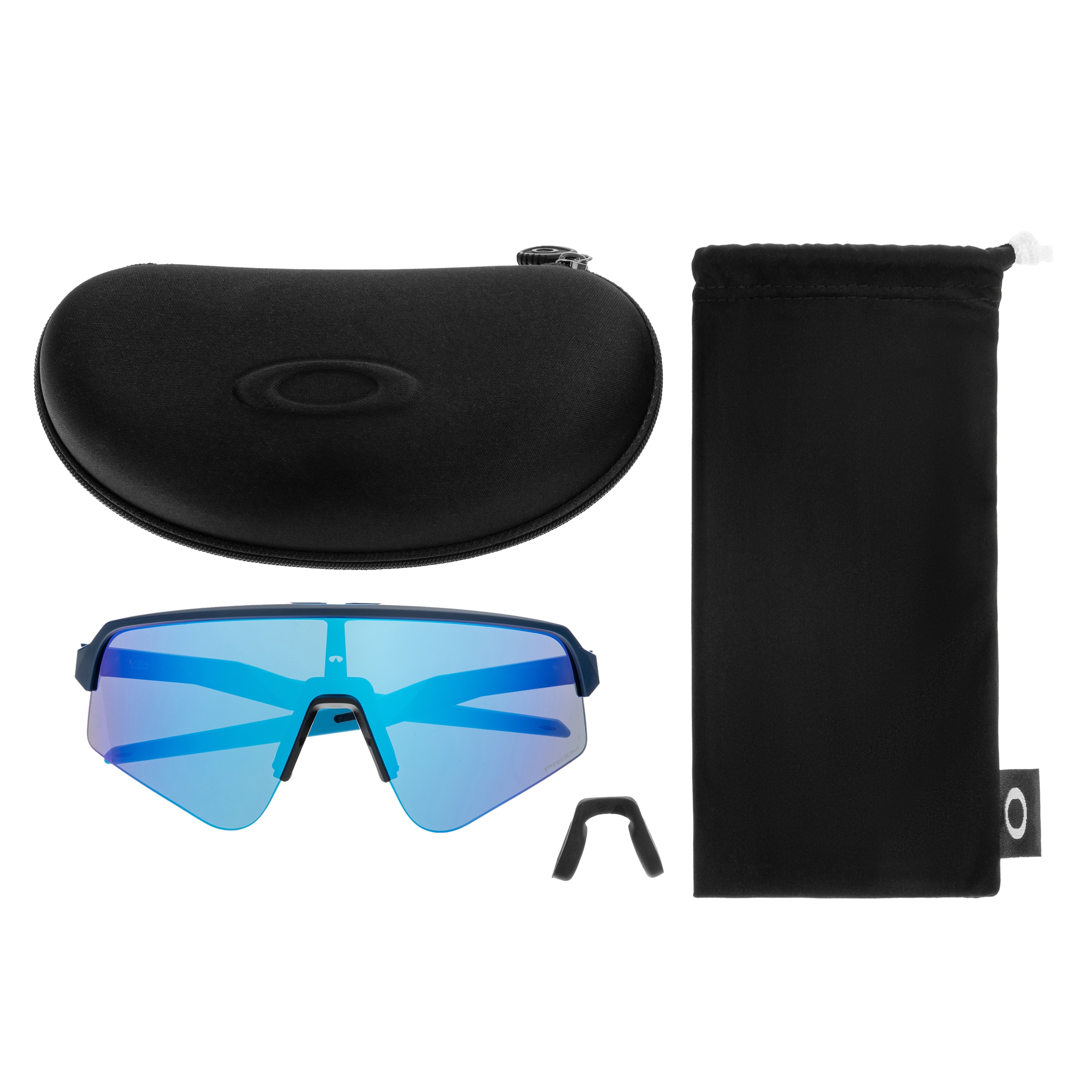 Oakley Sutro Lite Sweep Sunglasses - Matte Navy/Prizm Sapphire