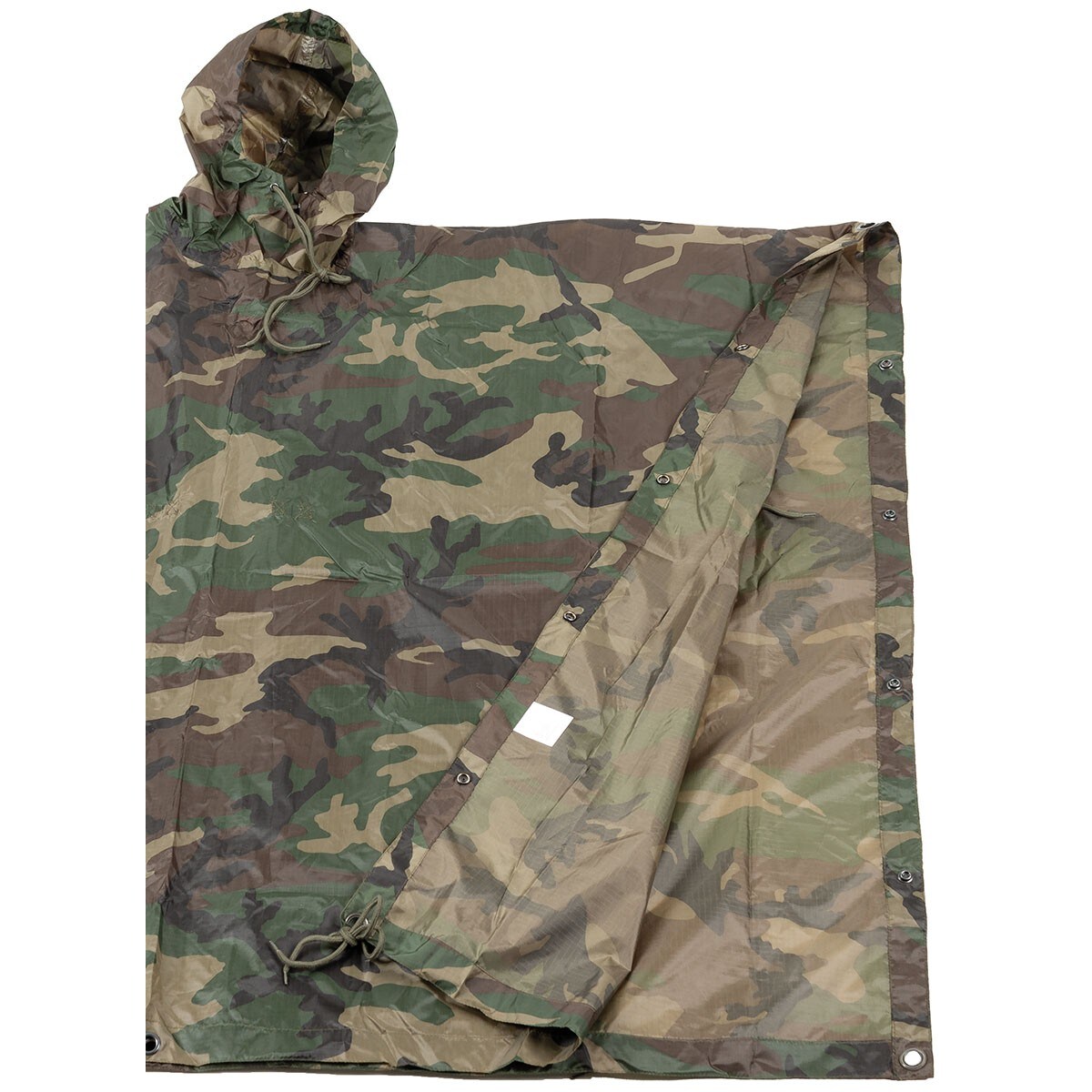 MFH Ripstop poncho - Woodland