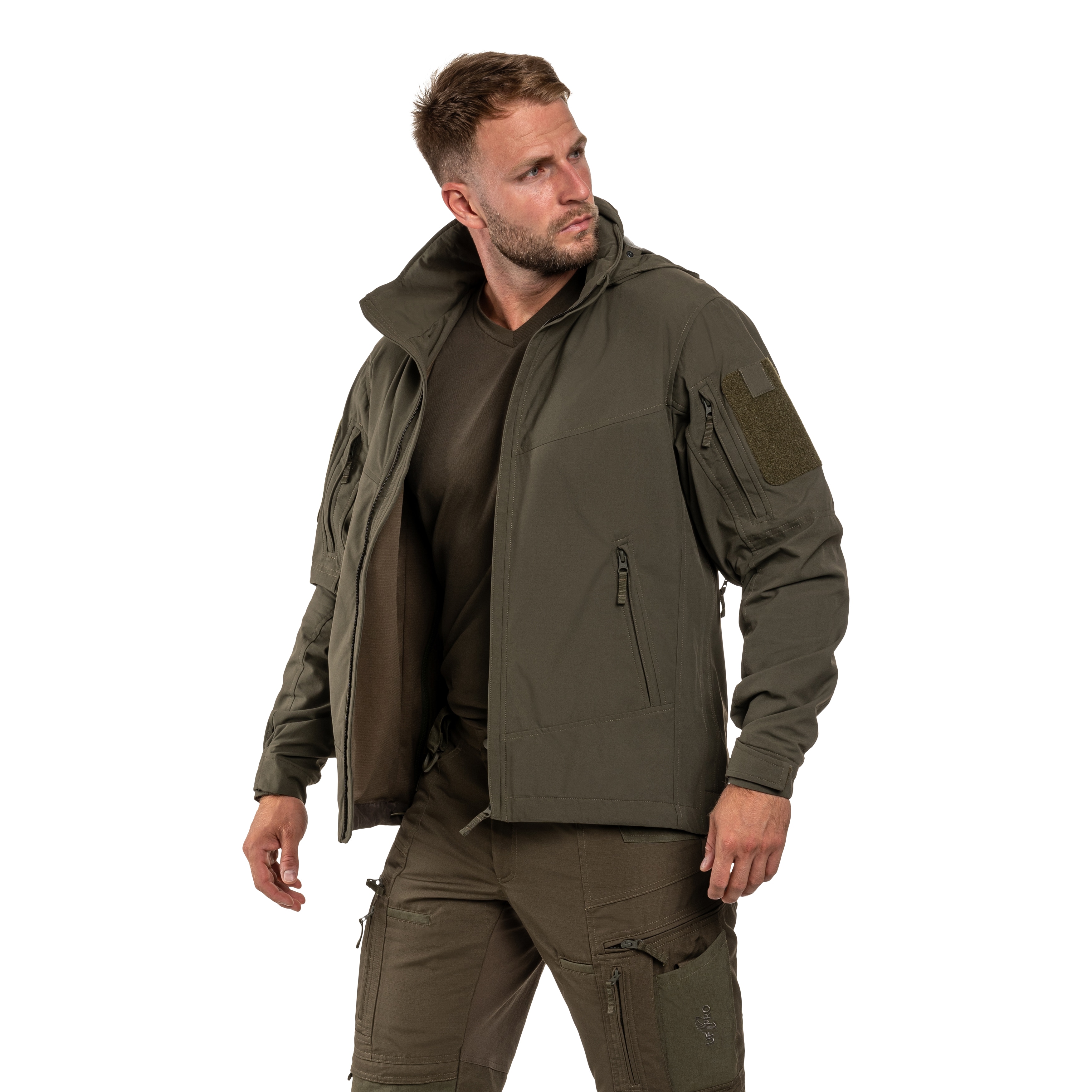 UF PRO Delta Eagle Gen.3 Tactical Softshell Jacket - Brown Grey