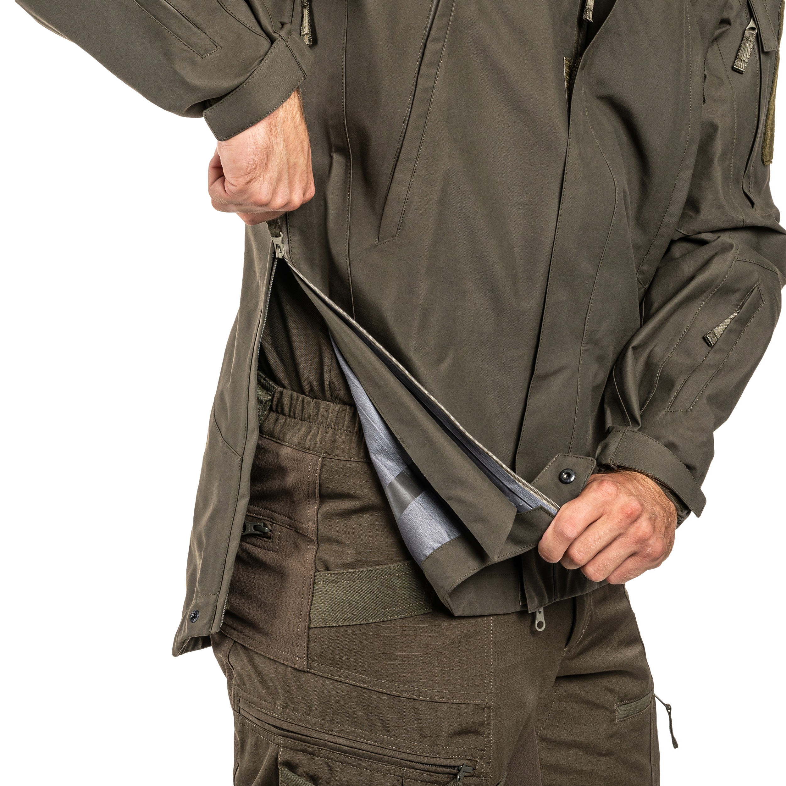 UF PRO Monsoon XT Gen.2 Tactical Rain Jacket - Brown Grey