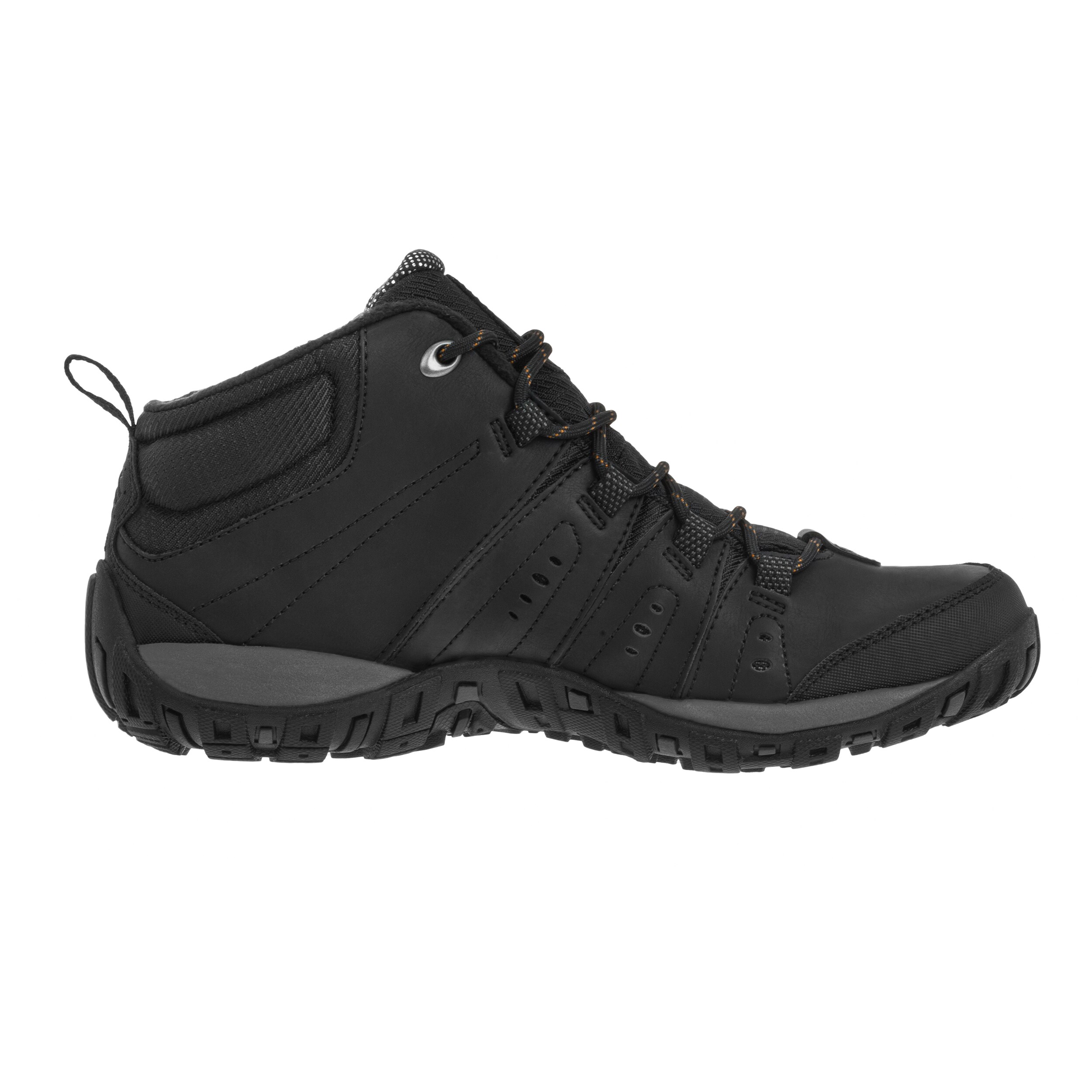Columbia Woodburn II Mid Waterproof Shoes - Black/Goldenrod