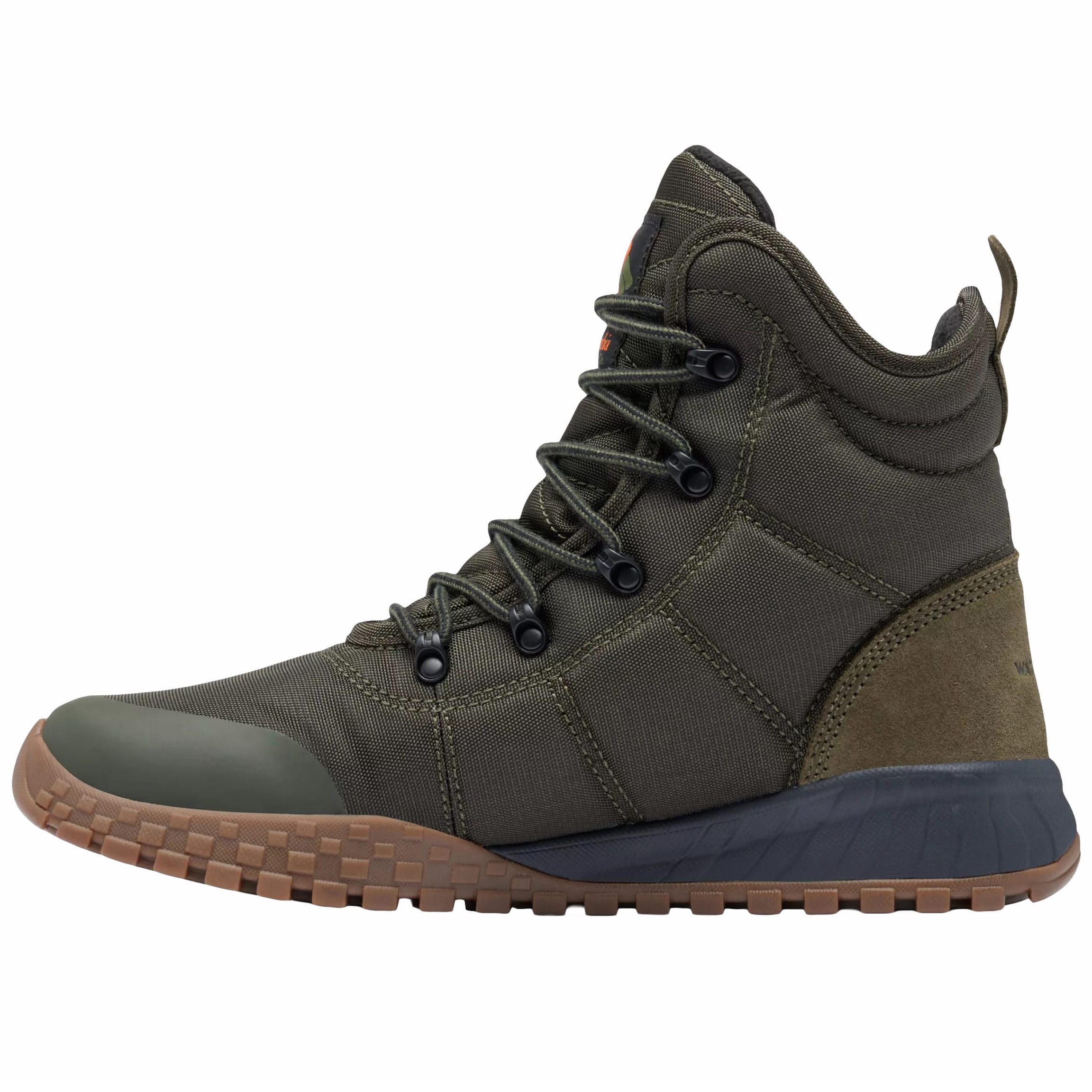 Columbia Fairbanks II Omni-Heat Waterproof Winter Boots - Deep Olive/Desert Sun