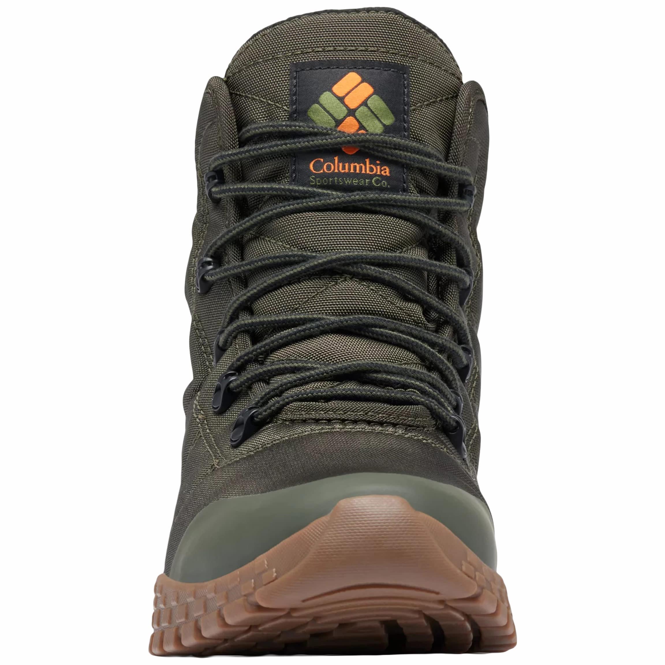 Columbia Fairbanks II Omni-Heat Waterproof Winter Boots - Deep Olive/Desert Sun