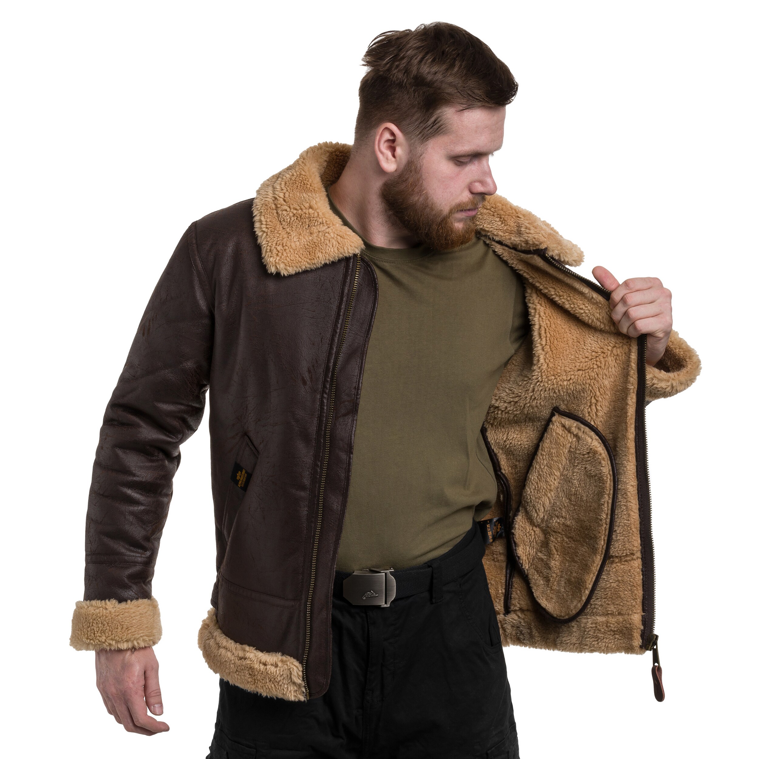 Alpha Industires B3 FL Jacket - Vintage Brown