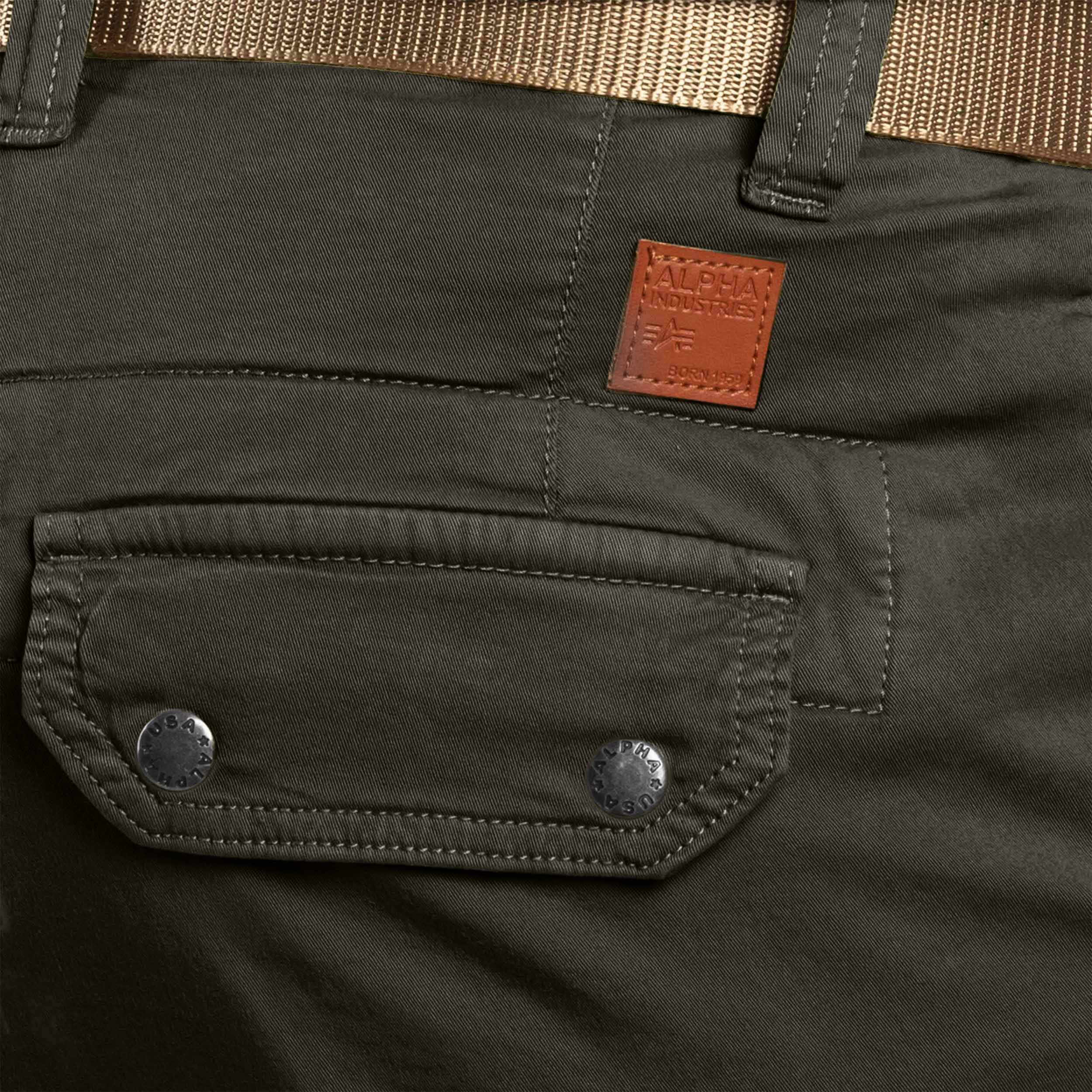 Alpha Industries Combat Pant LW Pants - Grey/Black