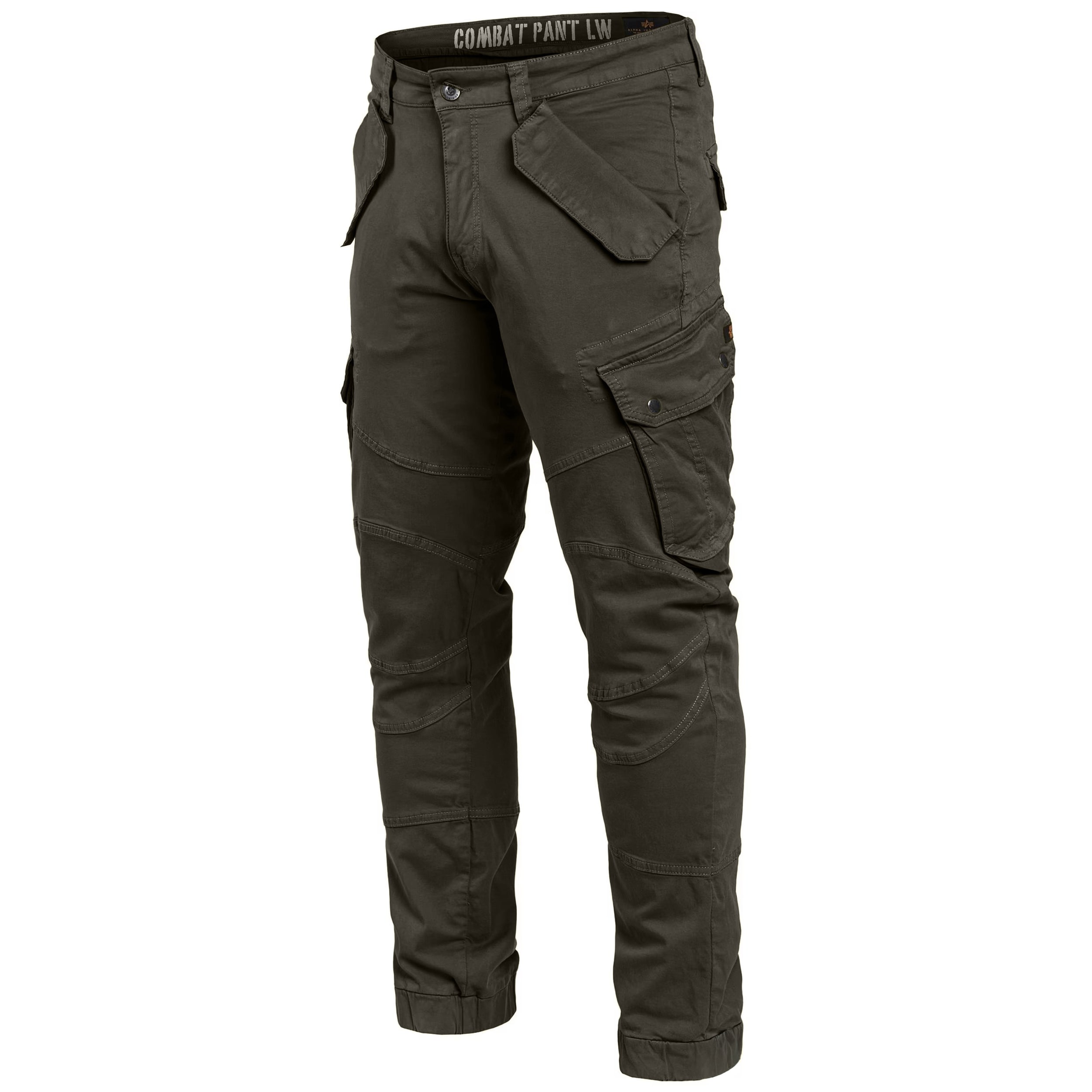 Alpha Industries Combat Pant LW Pants - Grey/Black