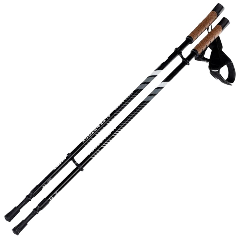 Hi-Tec Alpenstock Nordic Walking Poles 85-135 cm - Black