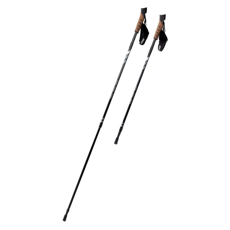Hi-Tec Alpenstock II Nordic Walking Poles 85-135 cm - Black