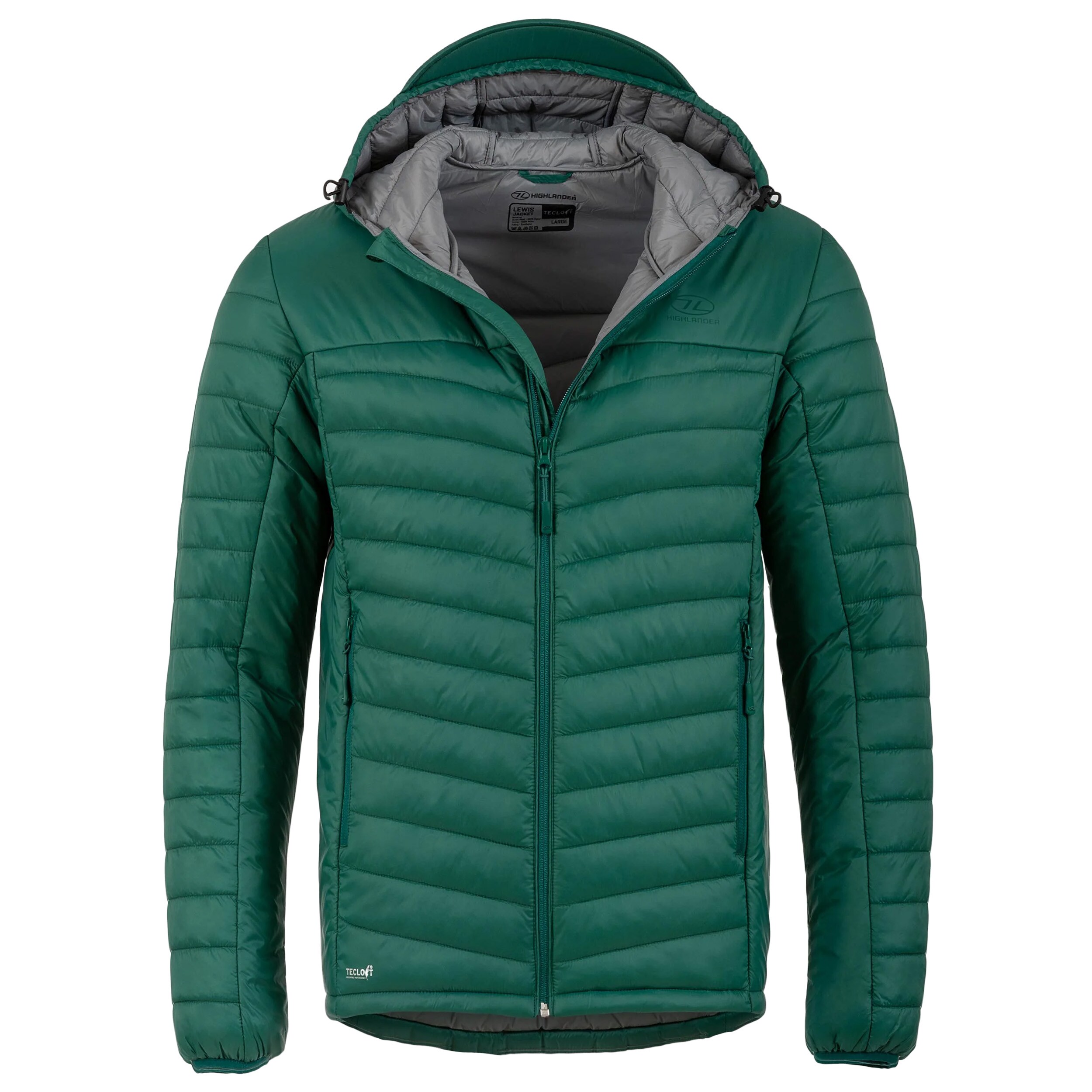 Highlander Outdoor Lewis Insulated Jacket - Forest Green