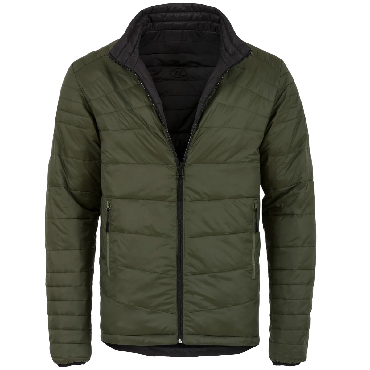 Highlander Outdoor Revisible Insulated Jacket - Olive/Black