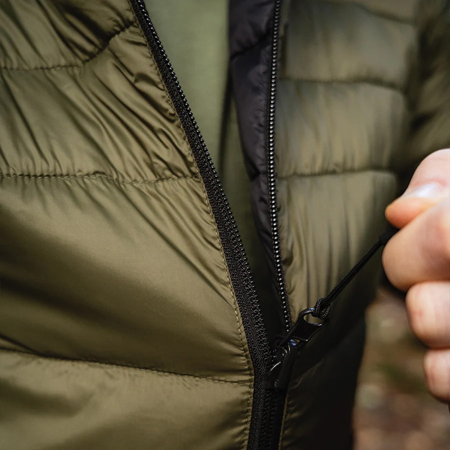 Highlander Outdoor Revisible Insulated Jacket - Olive/Black