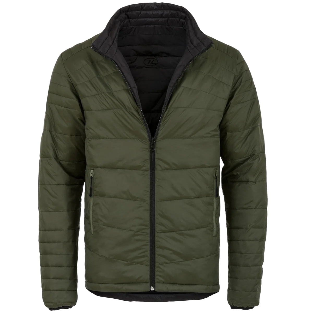 Highlander Outdoor Revisible Insulated Jacket - Olive/Black