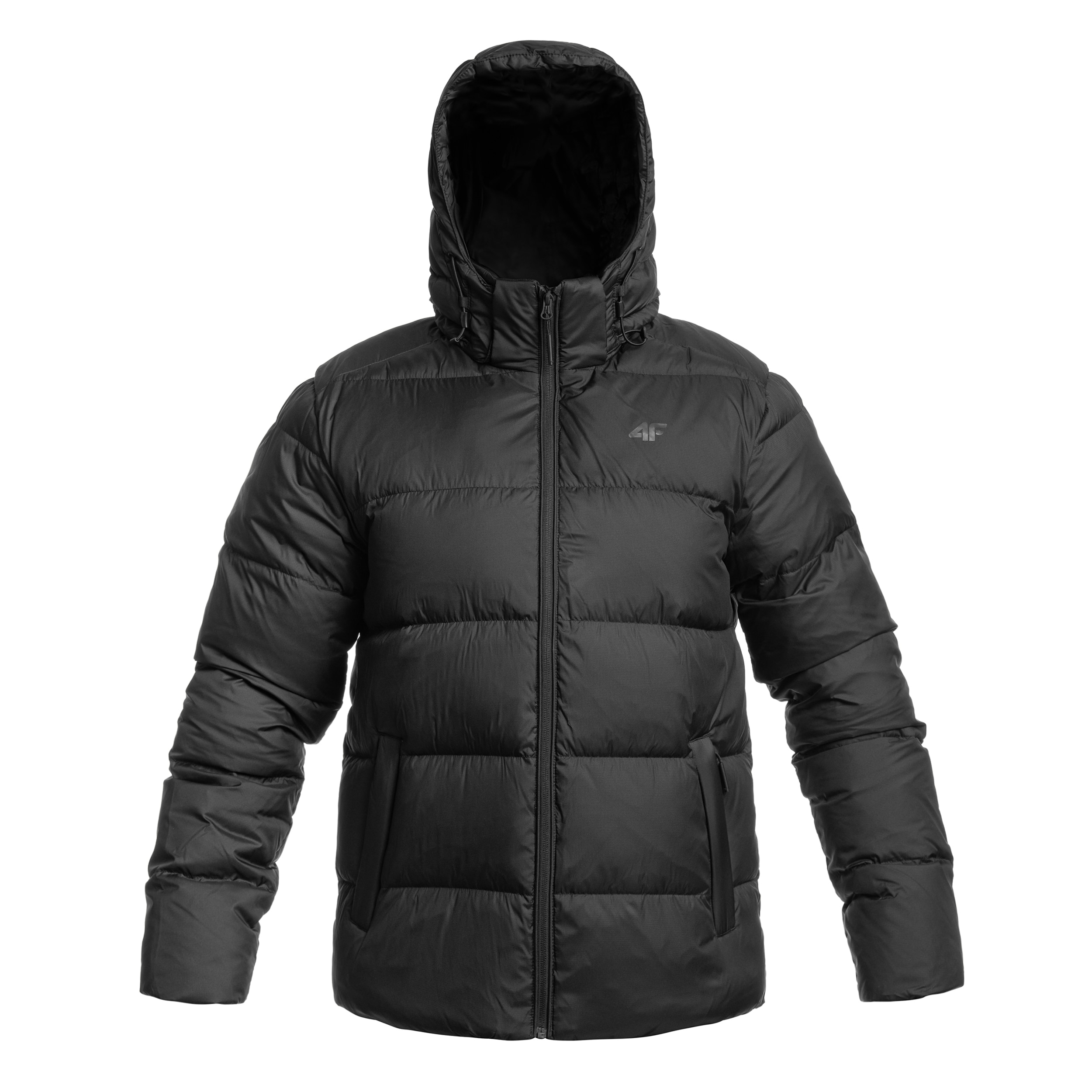 4F M513 Down Jacket - Deep Black