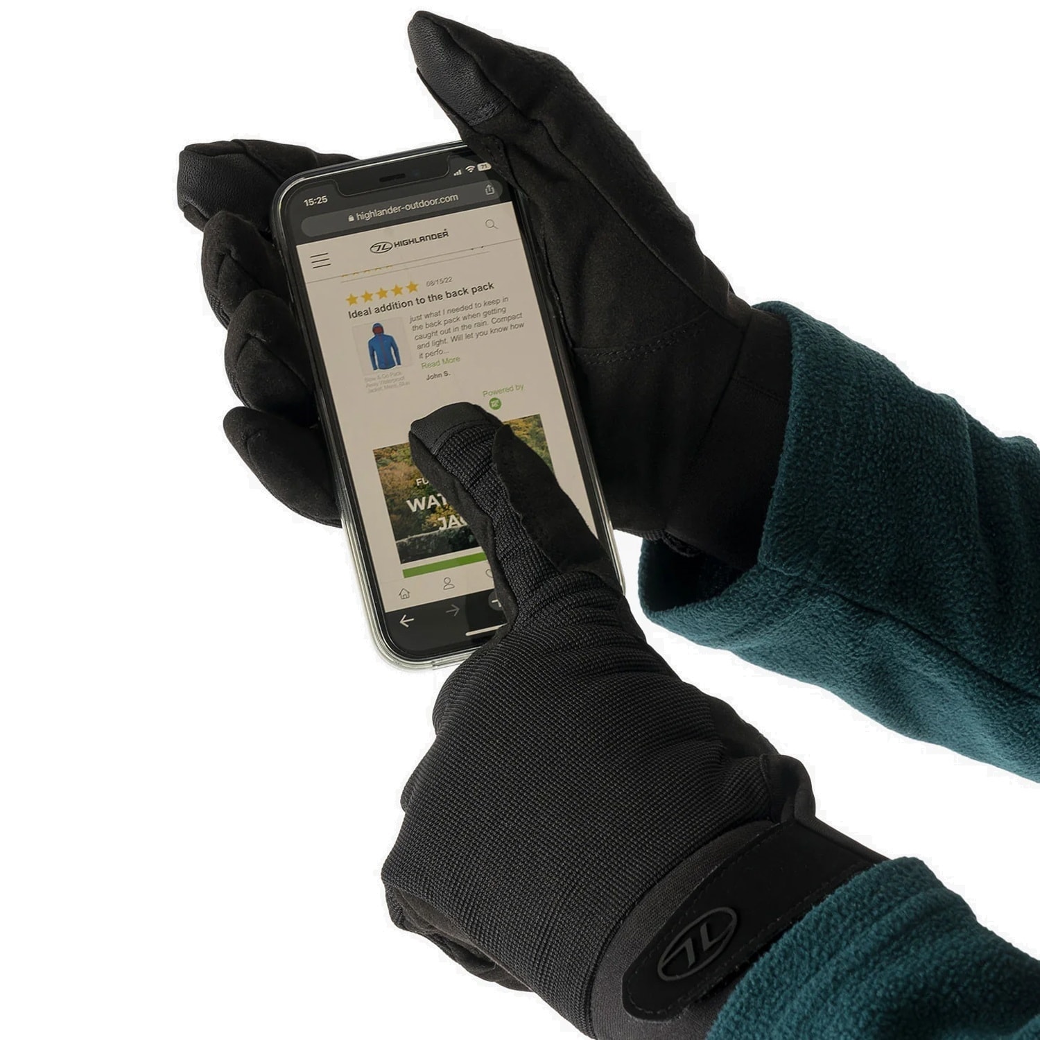Highlander Aqua-Tac Gloves - Black