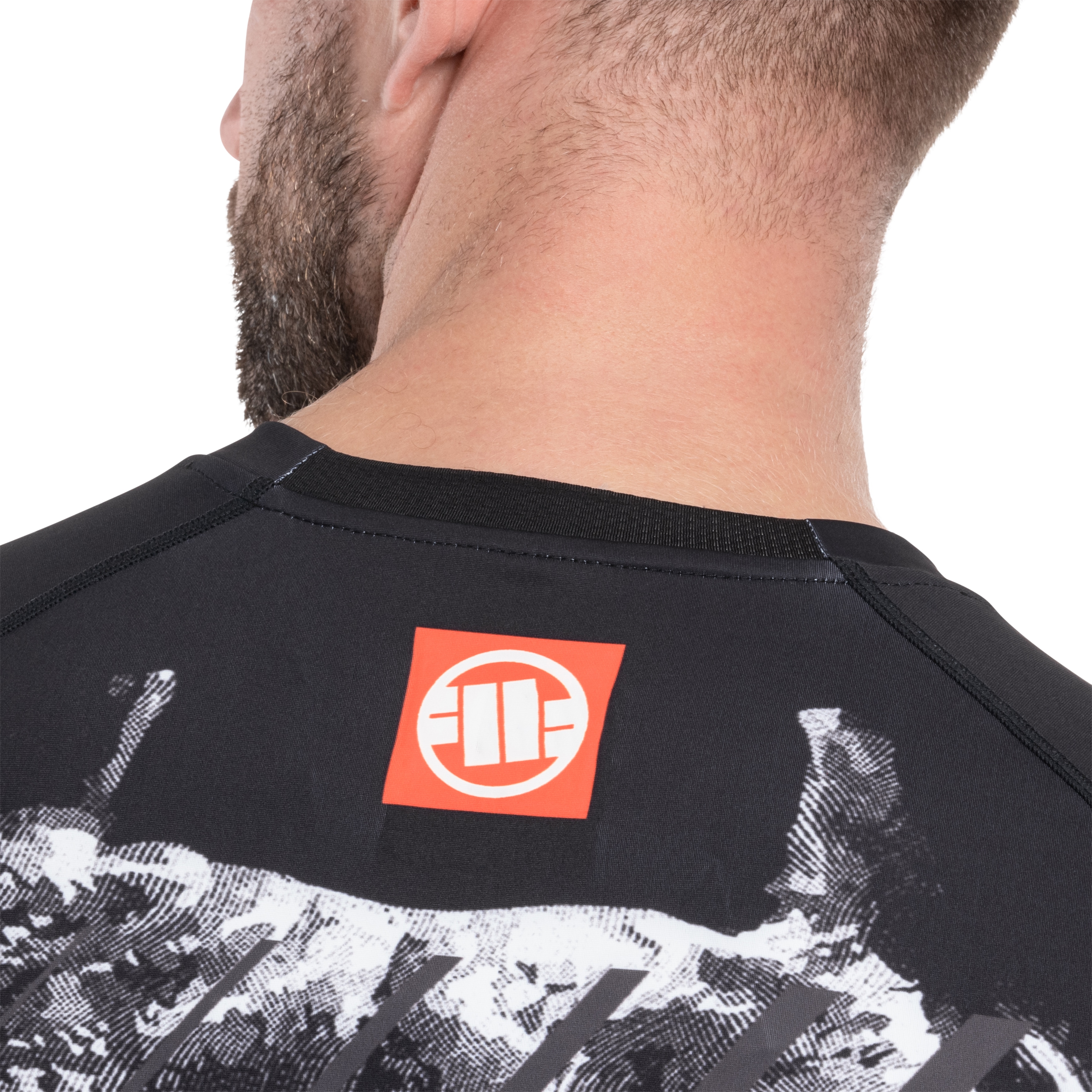 Pitbull LongSleeve Rashguard Street Dog Thermoactive Shirt - Black