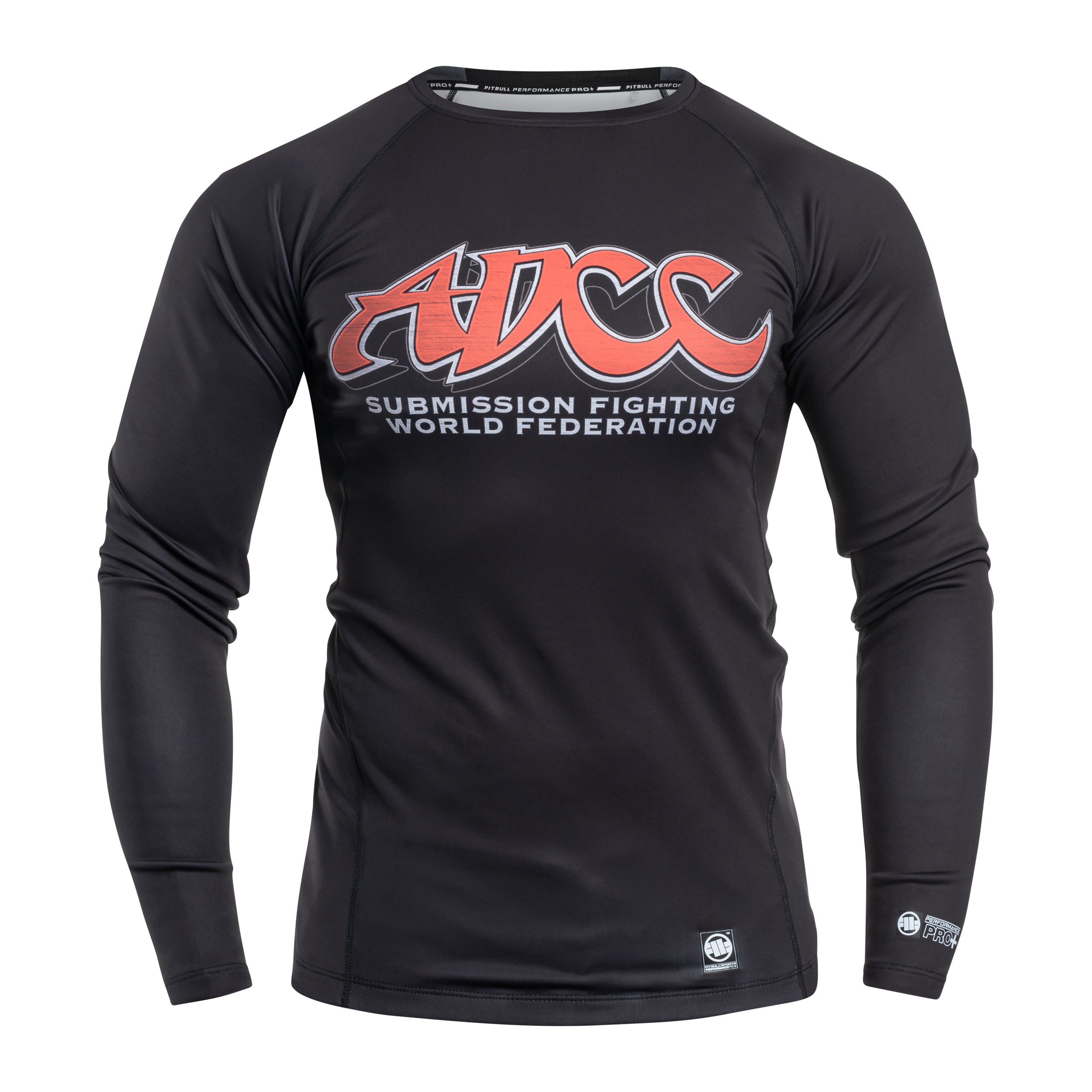 Pitbull LongSleeve Rashguard ADCC Thermoactive Shirt - Black
