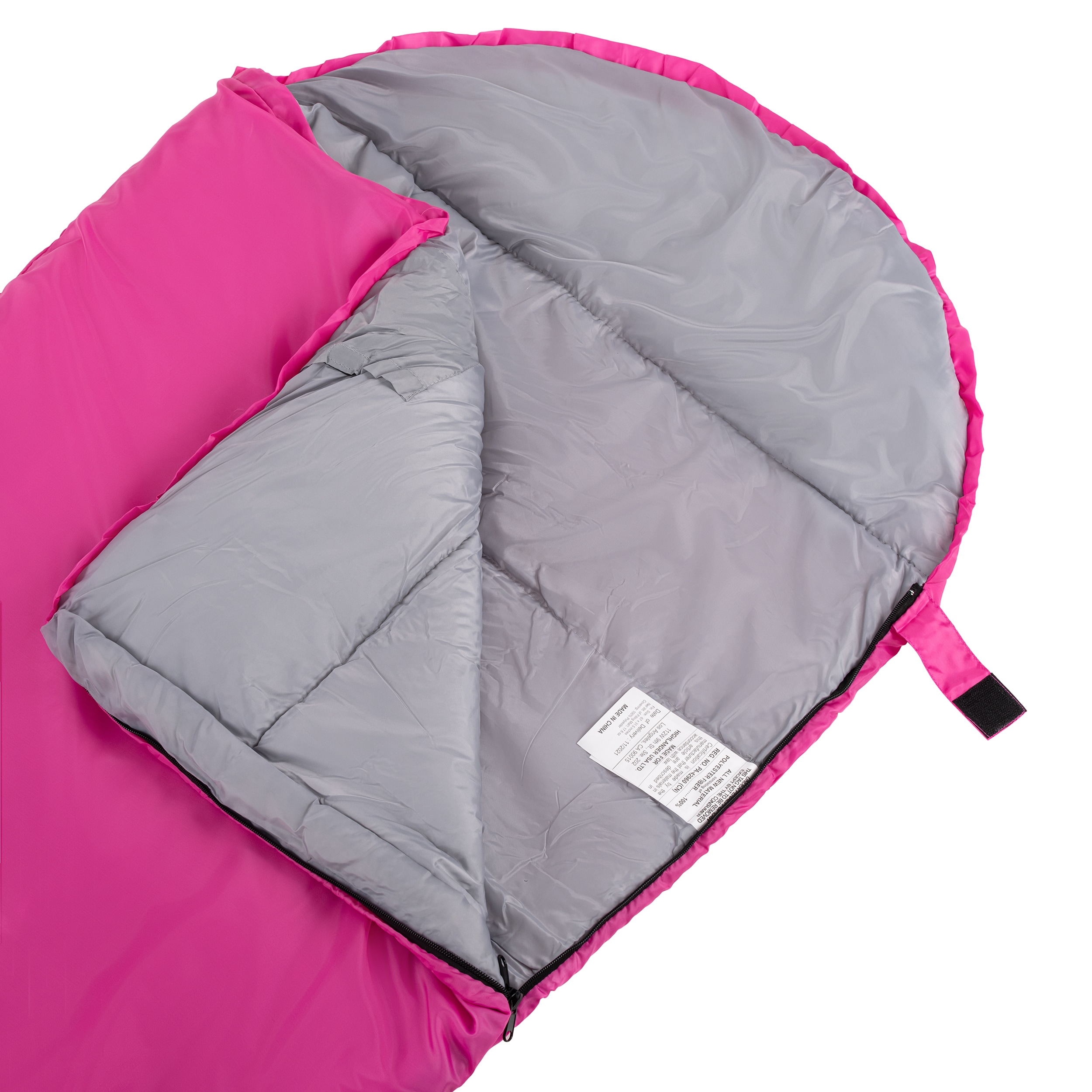 Highlander Outdoor Sleephaven Junior Sleeping Bag - Fuchsia