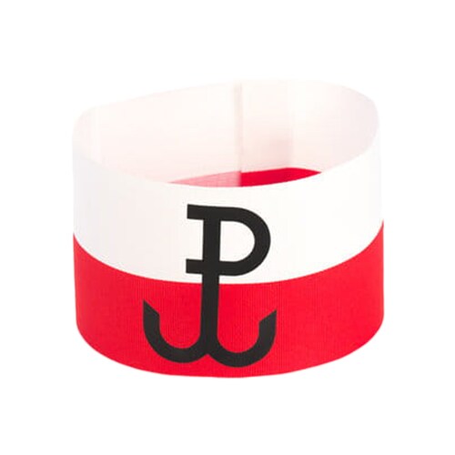 Polska Walcząca Arm Band - White and Red