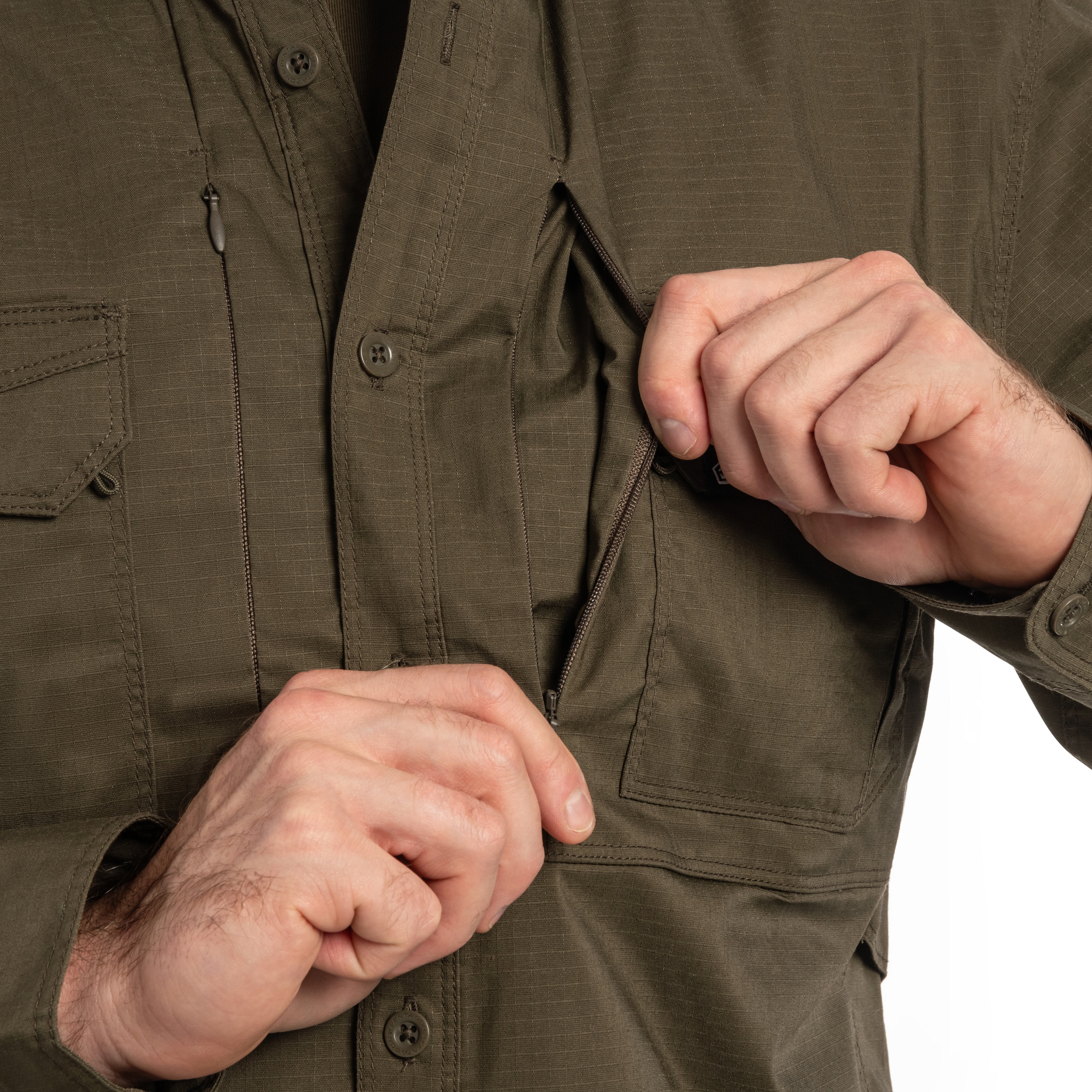 Pentagon Plato Long Sleeve Tactical Shirt - Ranger Green