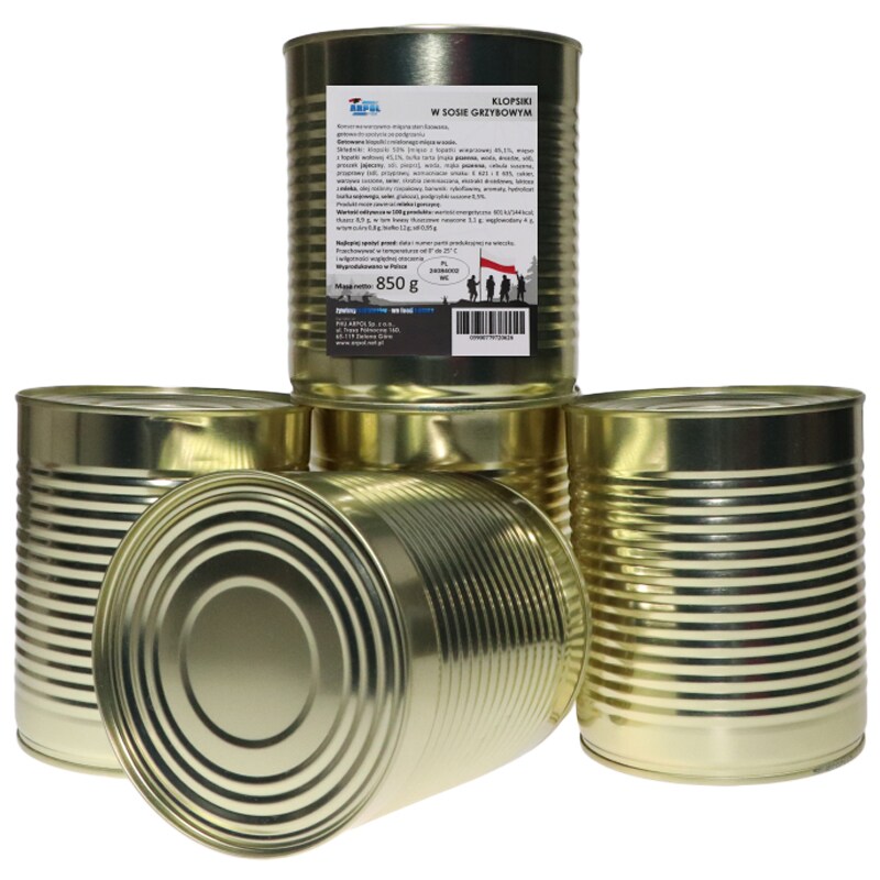 Arpol Preserved Food - Meatballs in mushroom sauce 850 g