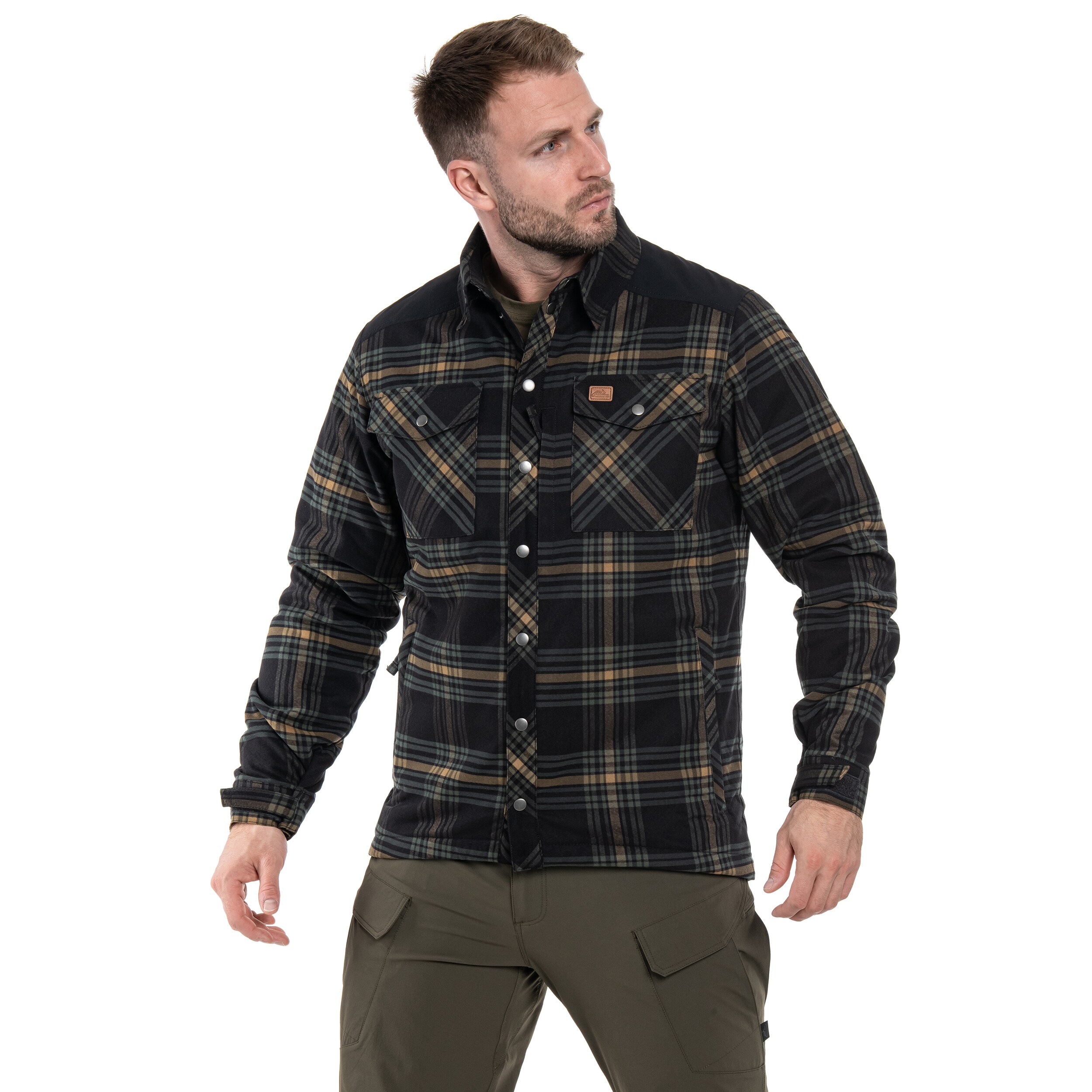 Helikon-Tex Winter Warden Long Sleeve Shirt - Slate Moorland Plaid