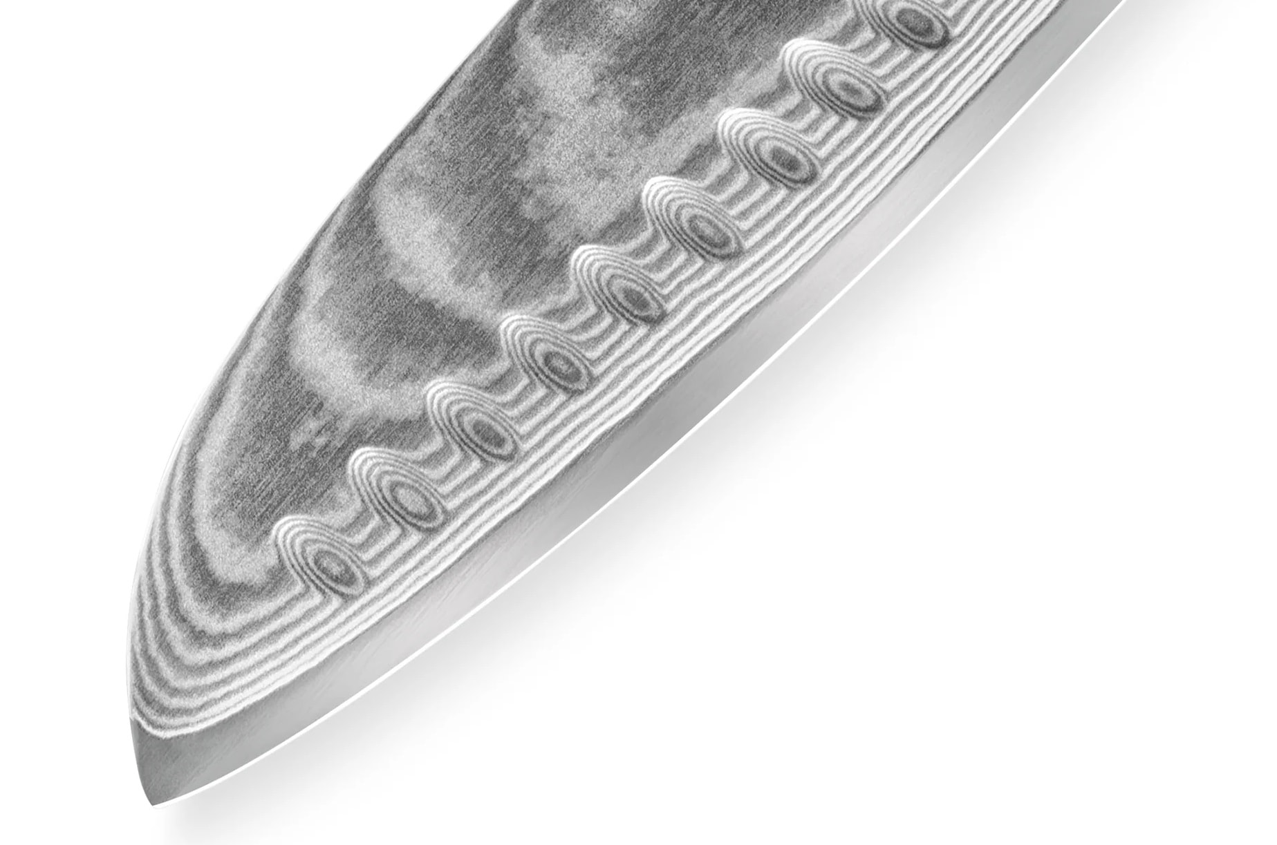 Samura Damascus Santoku Kitchen Knife 18 cm - Black