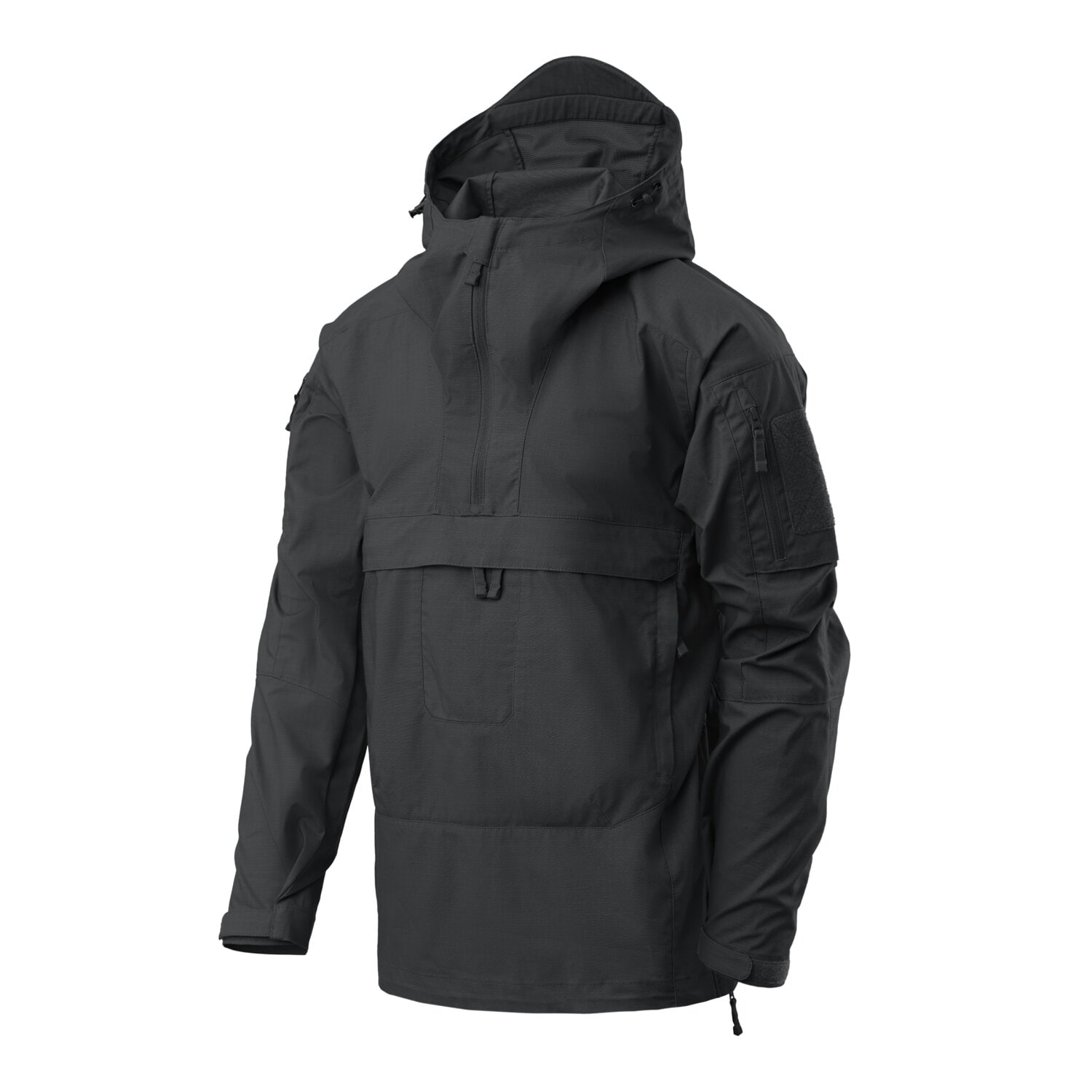 Helikon Anorak Tracer PolyCotton Stretch Rip-Stop Jacket - Black