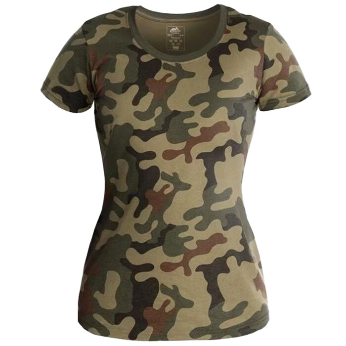 Helikon Women's Organic Cotton Slim T-Shirt - wz.93 Pantera PL Woodland