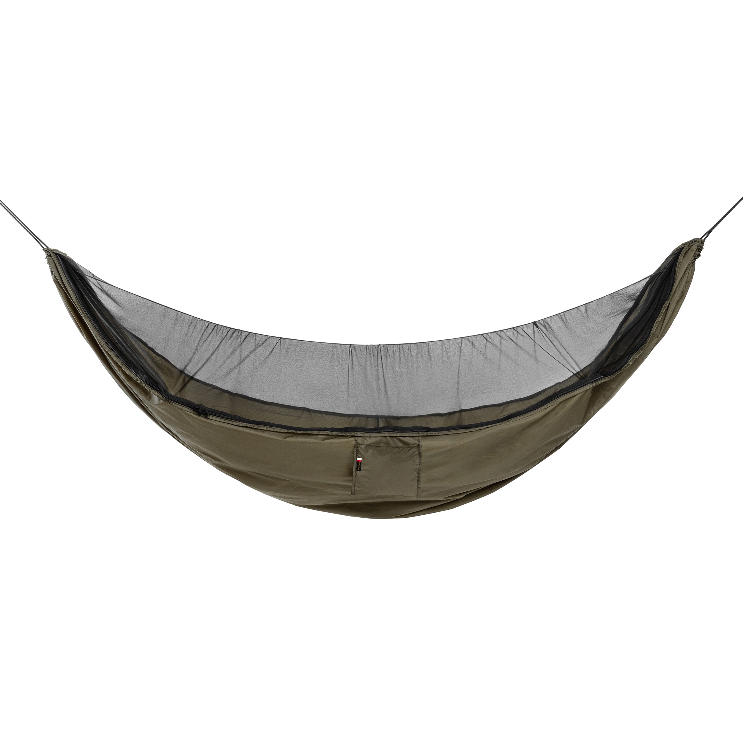 TigerWood Dragonfly V2 Khaki ultralight hammock - with mosquito net