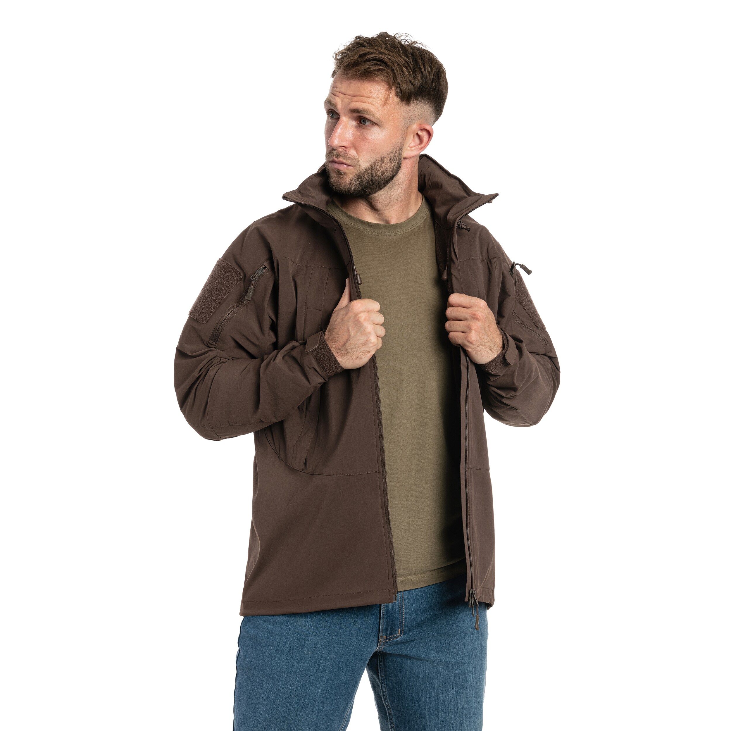 Helikon-Tex Trooper StormStretch Softshell MK2 Jacket - Earth Brown