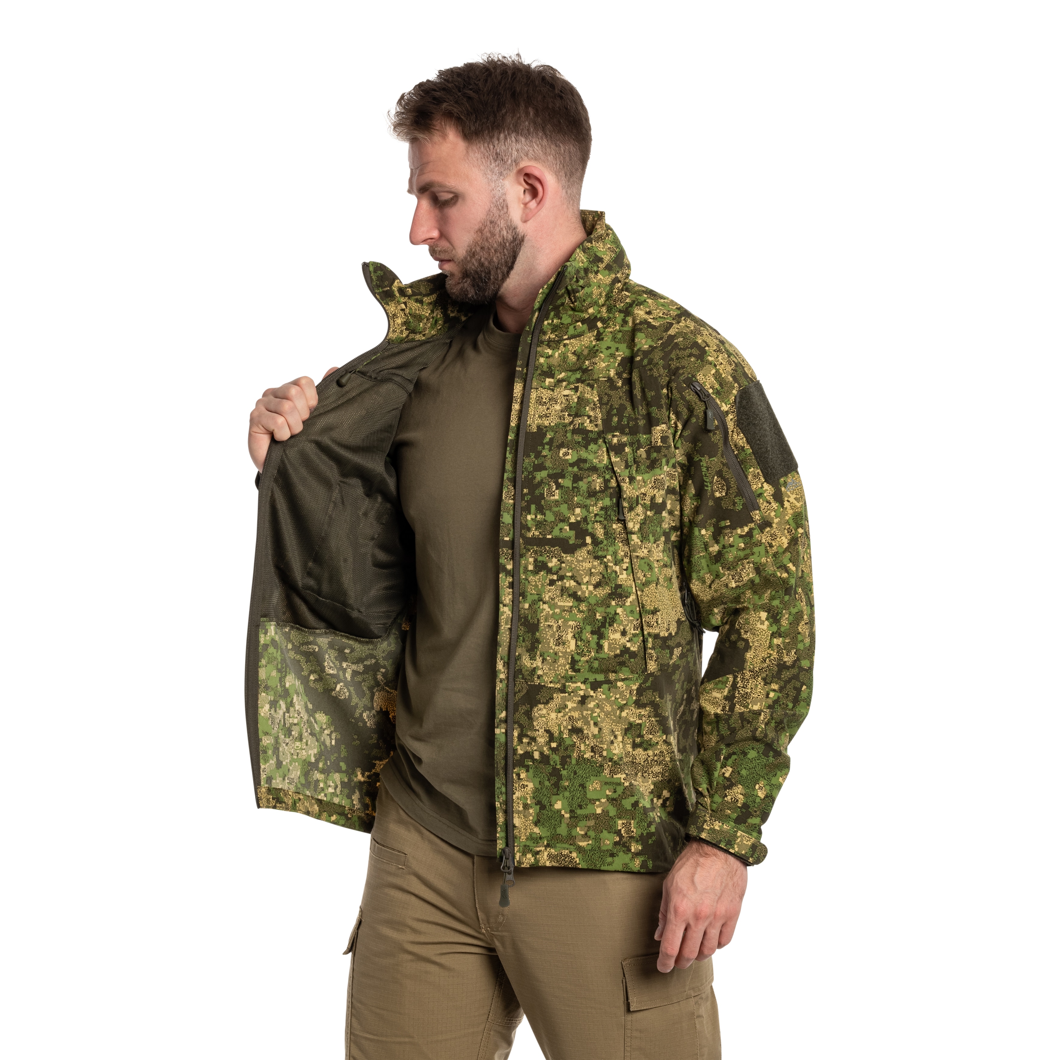 Helikon Trooper StormStretch Softshell MK2 Jacket - Pencott Wildwood