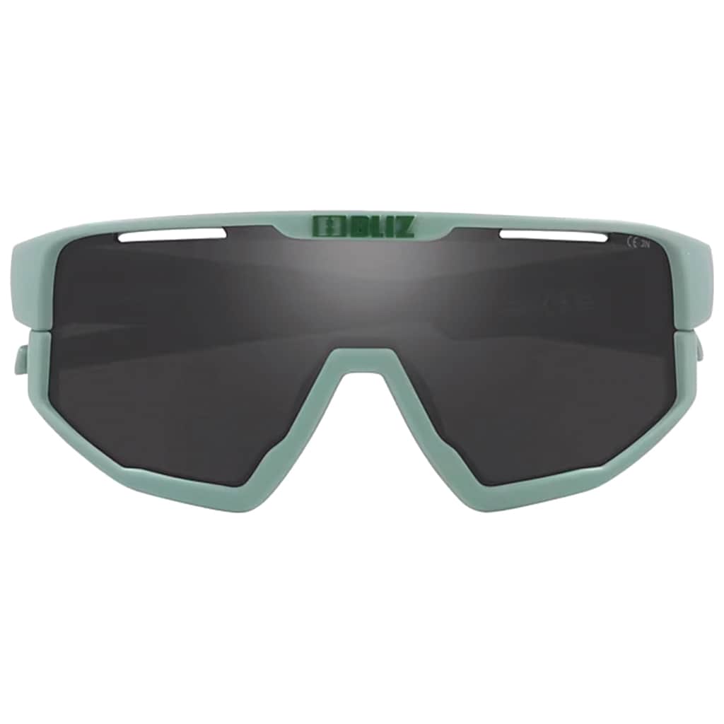 Bliz Fusion Small Sunglasses - Matte Green/Smoke Mirror Silver