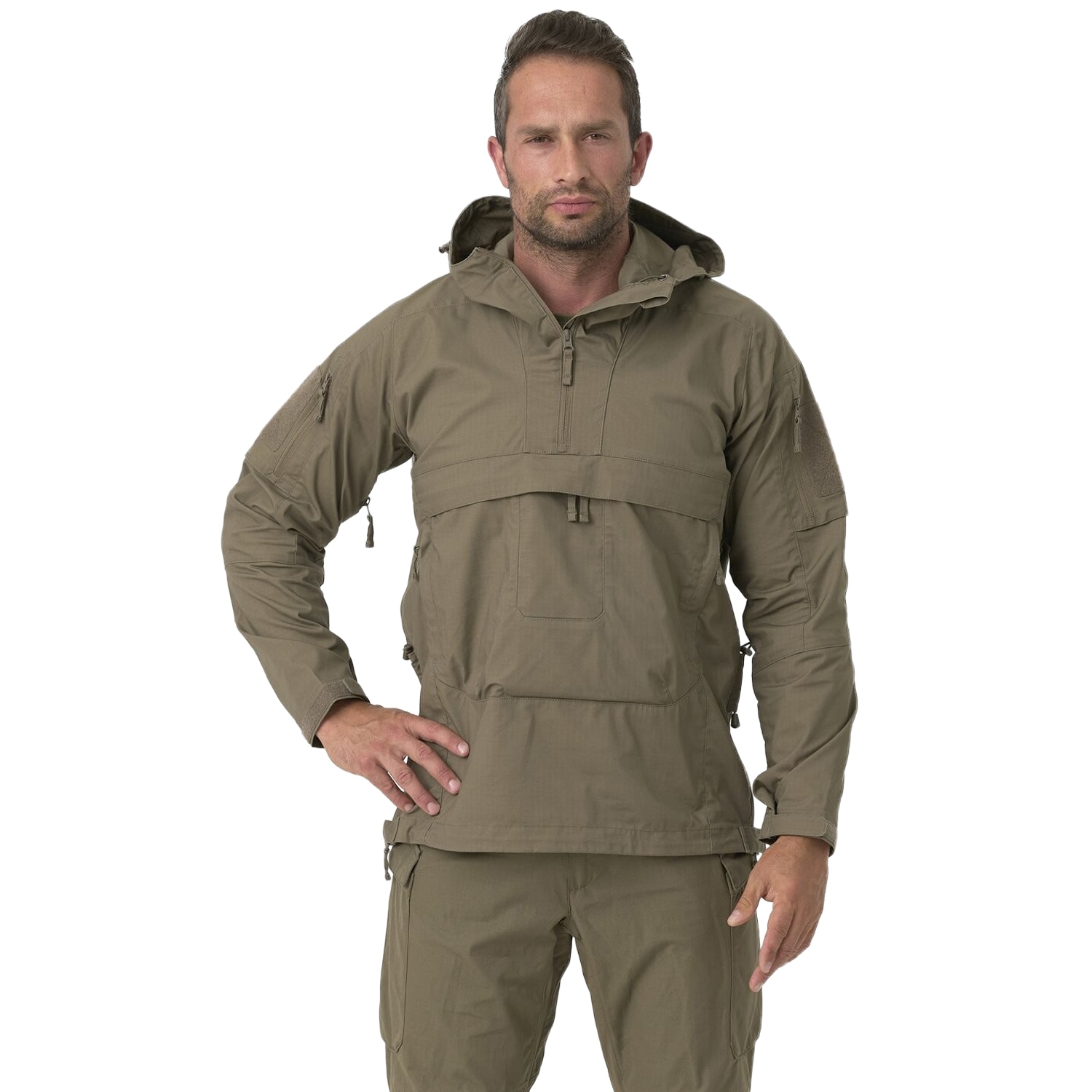 Helikon Anorak Tracer PolyCotton Stretch Rip-Stop Jacket - RAL 7013