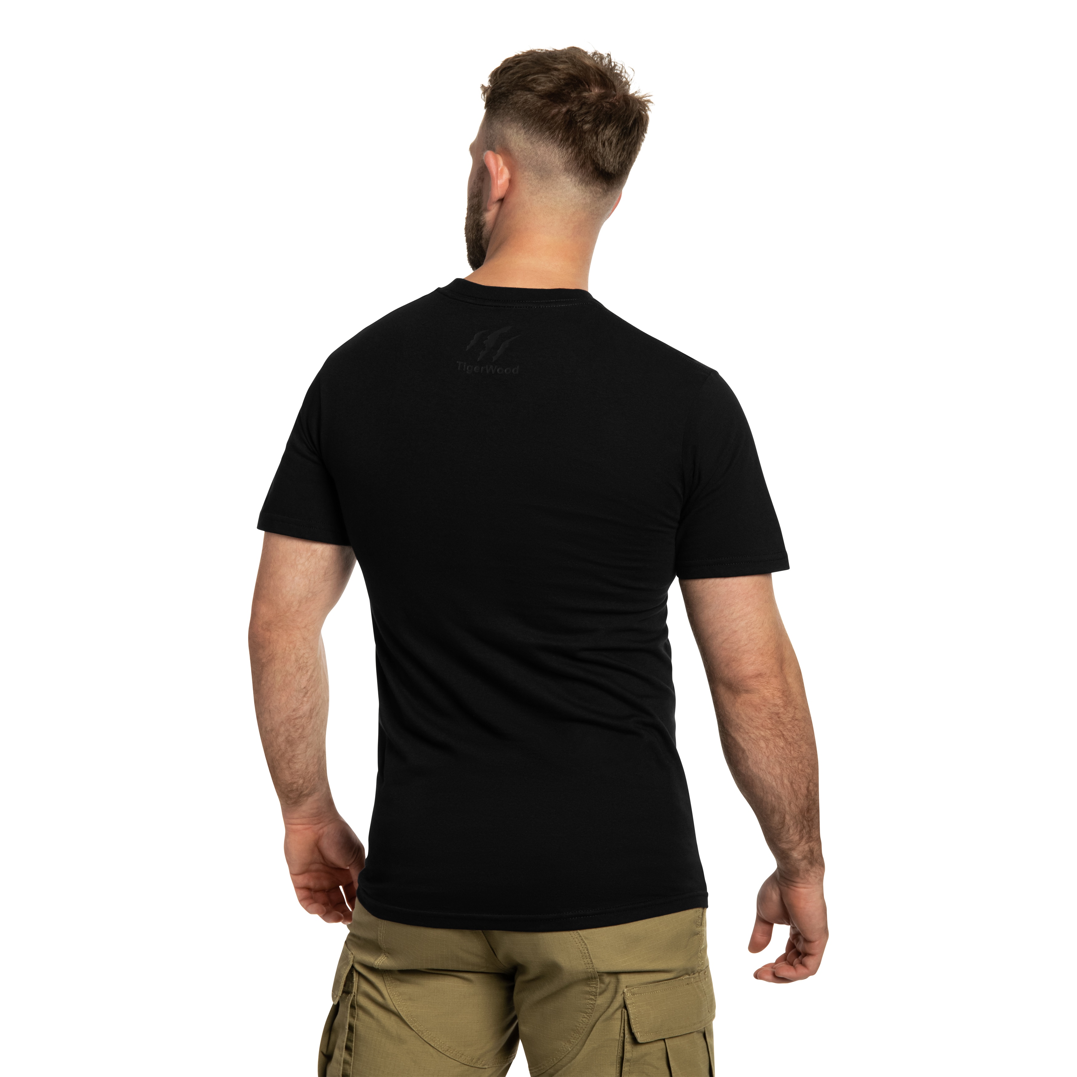 TigerWood Black Punisher T-Shirt - Black