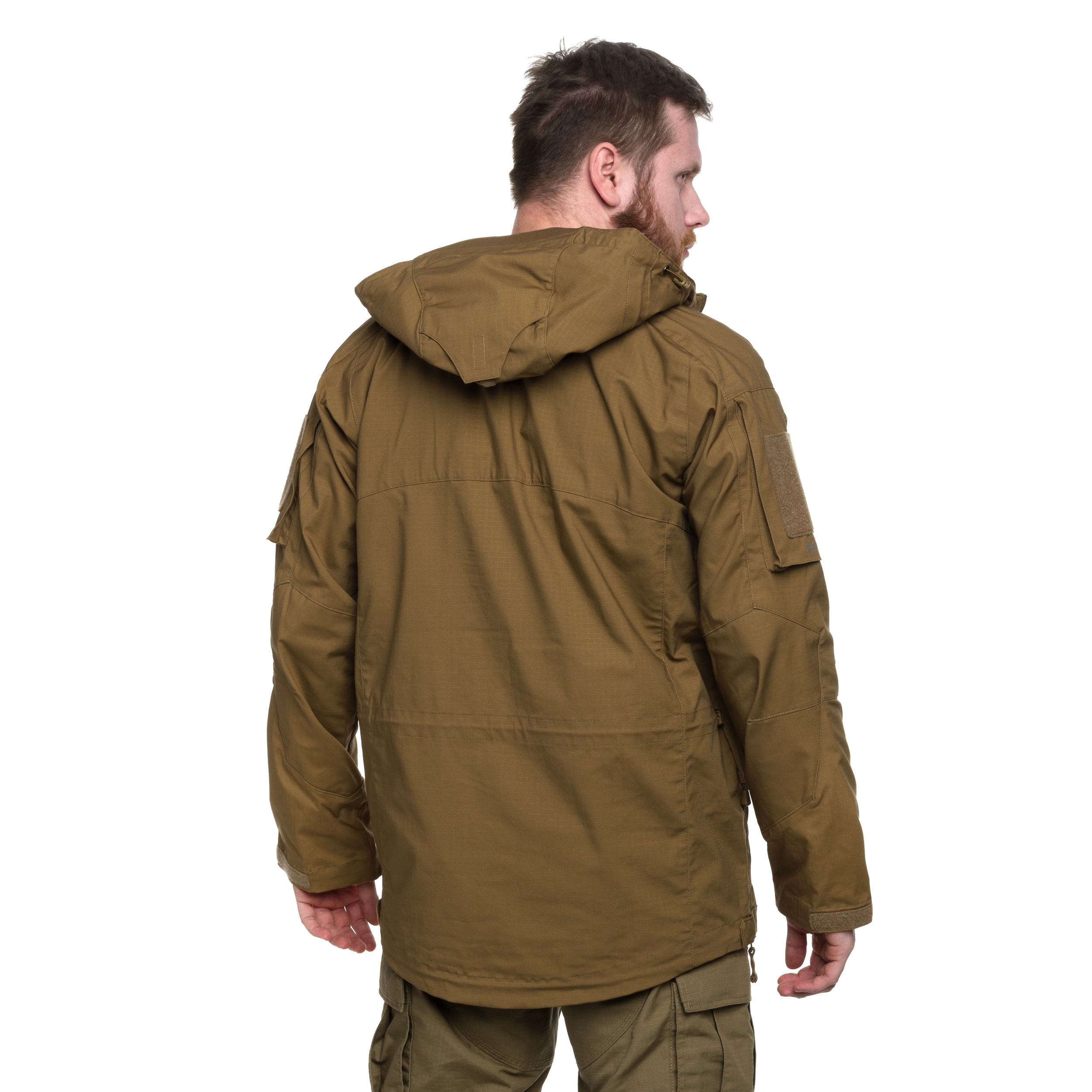 Helikon Anorak Tracer PolyCotton Stretch Rip-Stop Jacket - Coyote