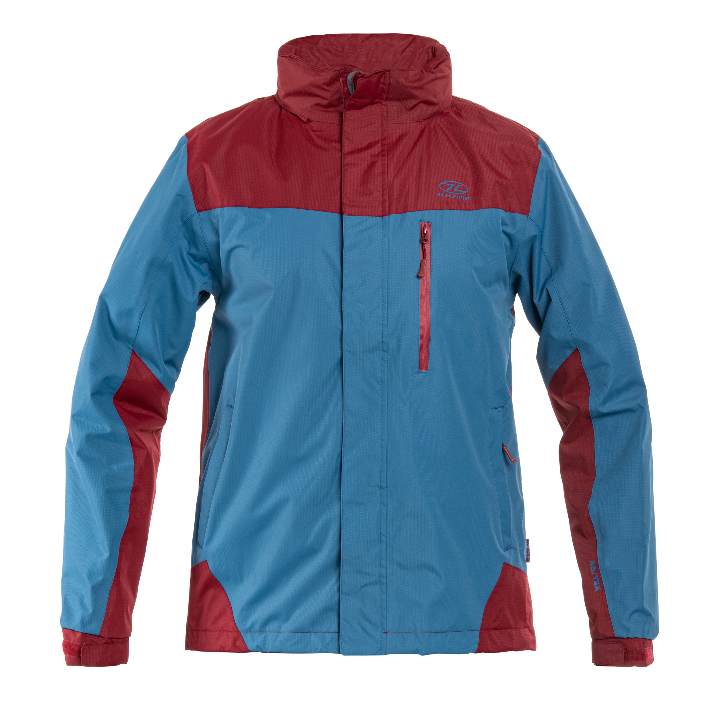 Highlander Outdoor Kerrera Jacket - Petrol / Burgundy