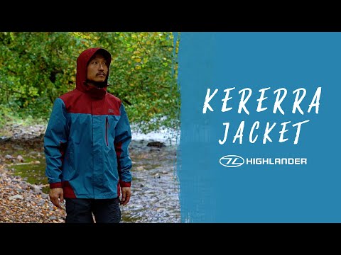 Highlander Outdoor Kerrera Jacket - Petrol / Burgundy