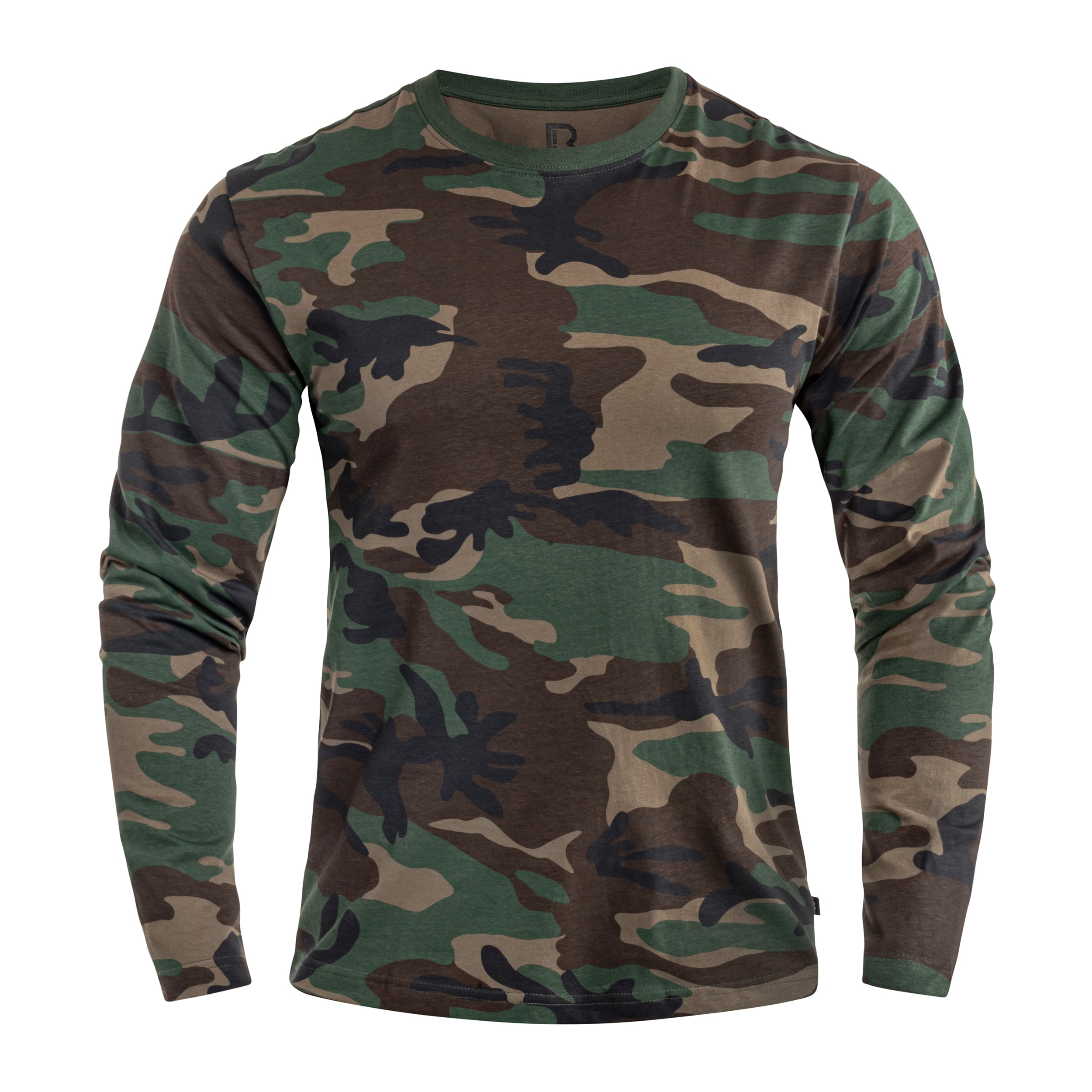 Brandit Premium Long Sleeve Shirt - Woodland