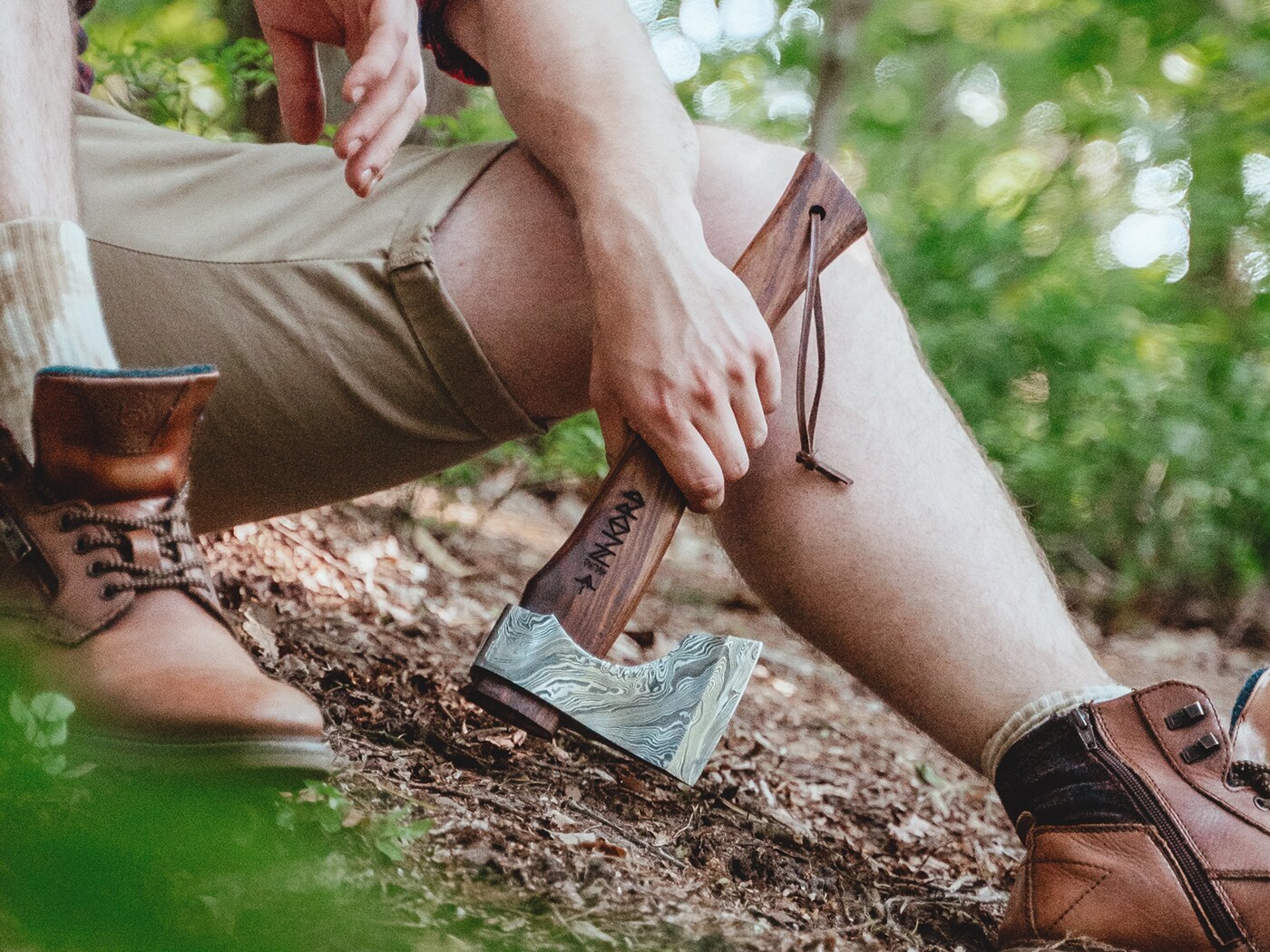 Njord Huldra Damast Medium Axe