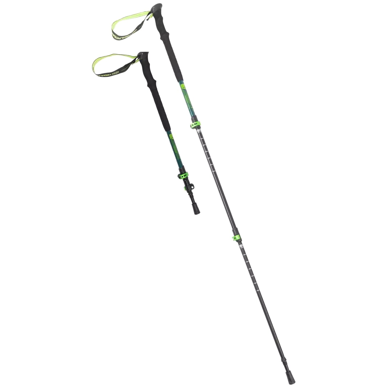 Highlander Outdoor Tiree Pro Trekking Poles - Green